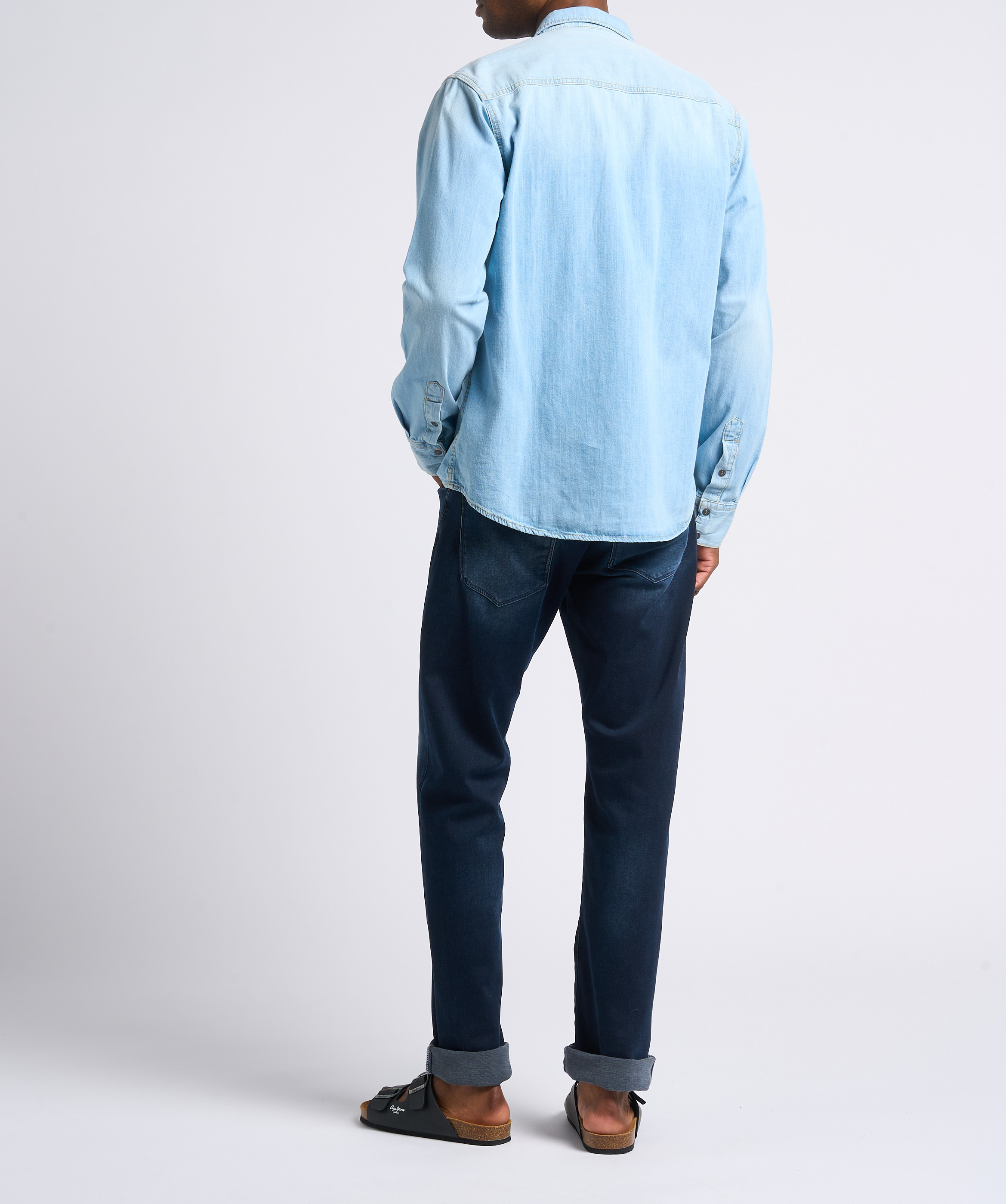 Sandales plates à boucles PEPE JEANS Noir