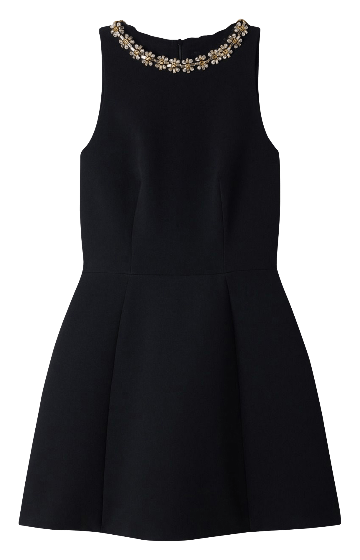Robe courte à col strass SANDRO Noir