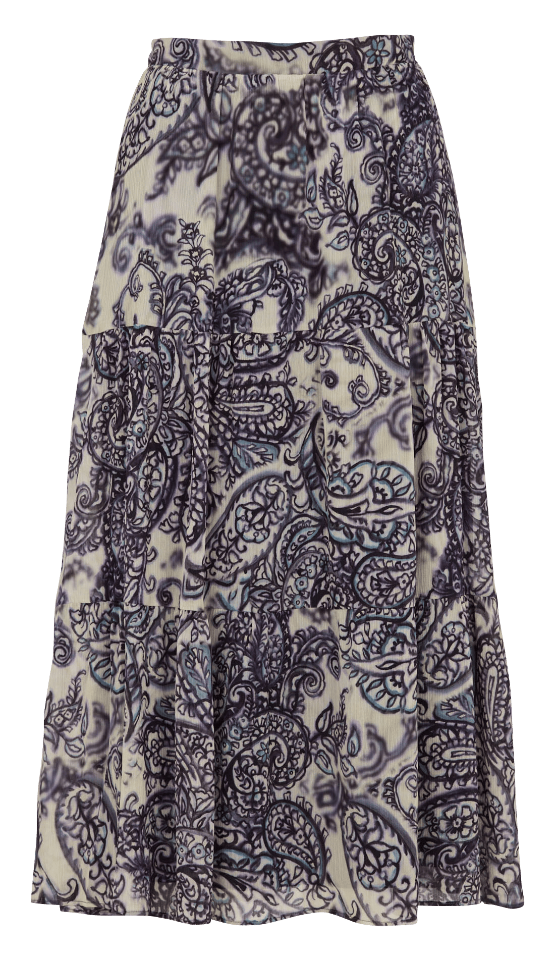 Halflange jurk met print SUD EXPRESS Blauw