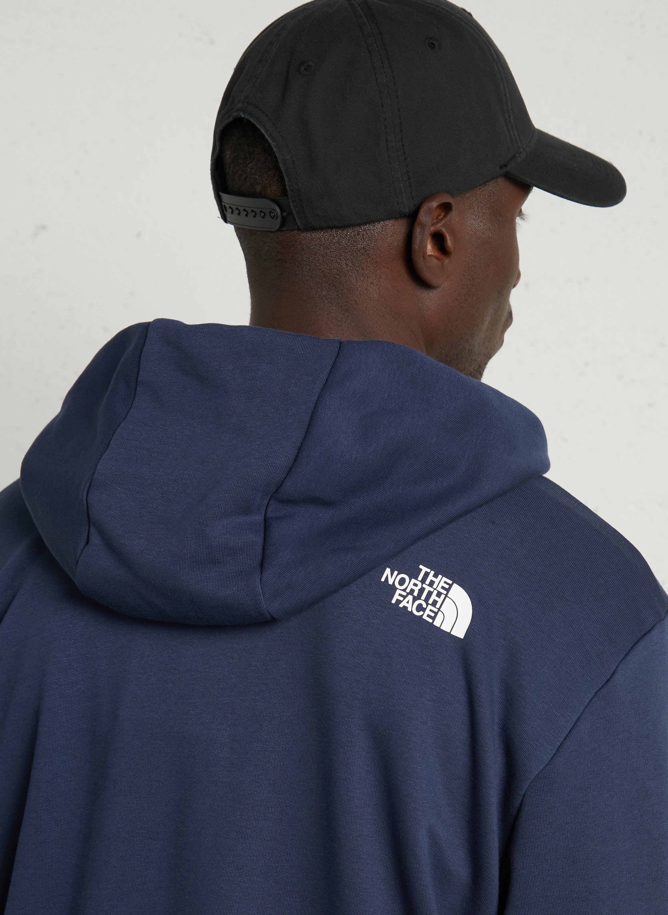 Sweat zippé à capuche uni THE NORTH FACE Bleu