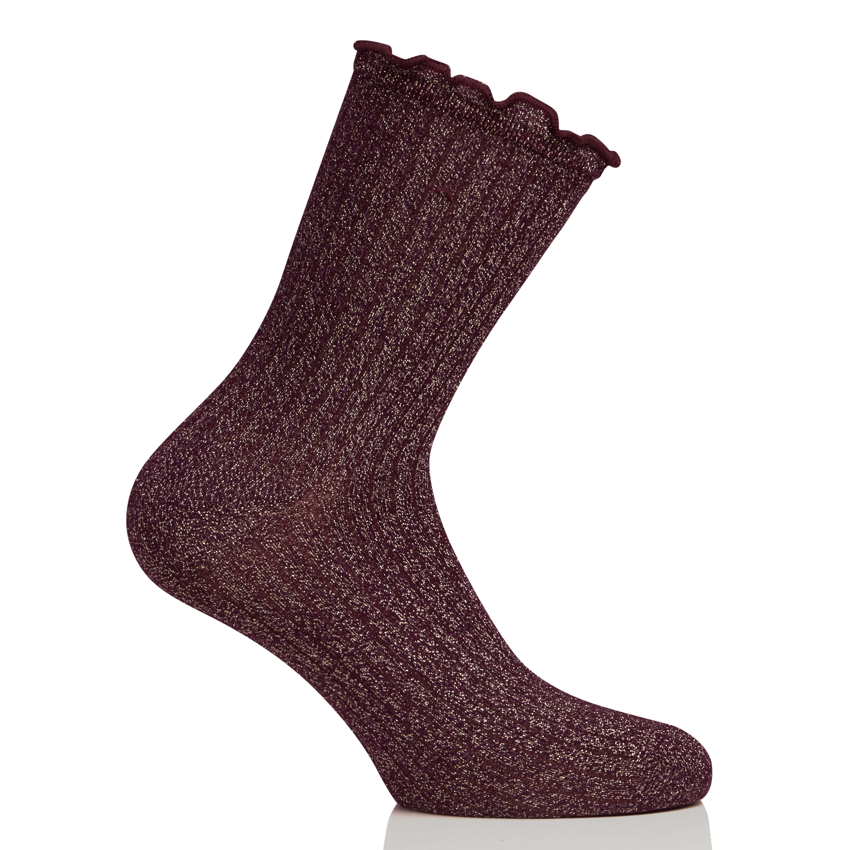 Cotton-blend socks DES PETITS HAUTS Purple
