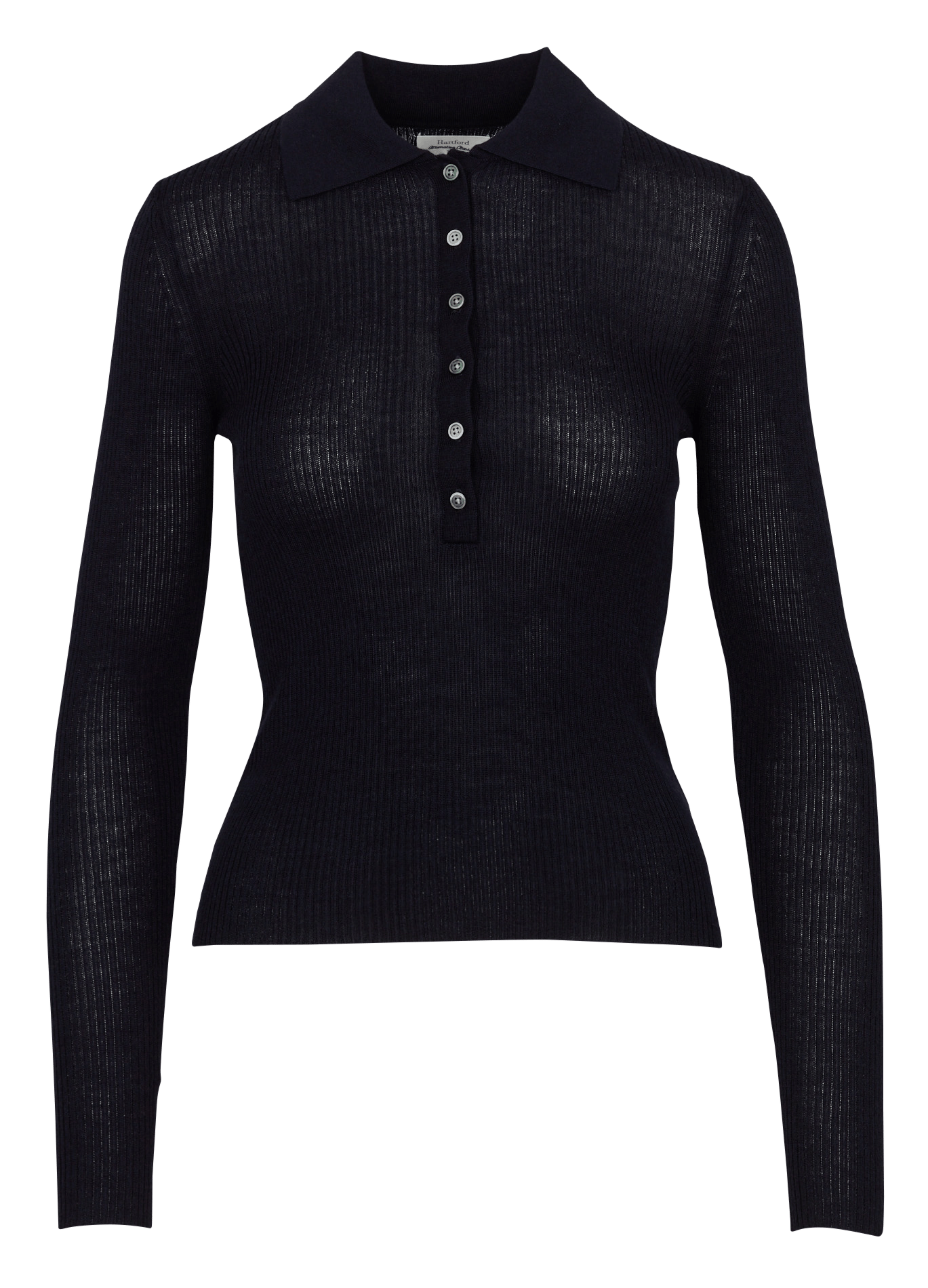 Pull moulant en laine mélangée HARTFORD Bleu