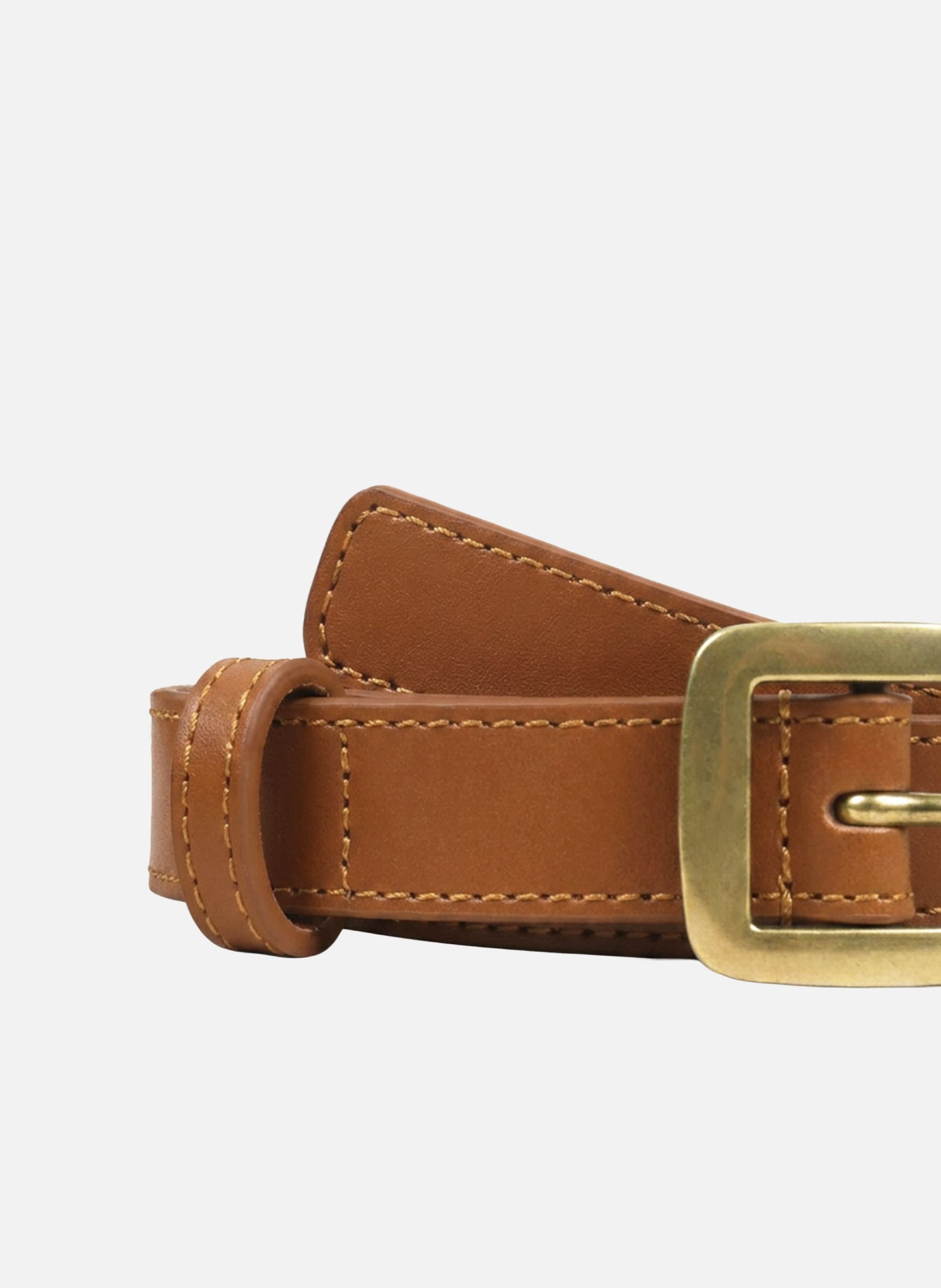Alix leather belt JULES & JENN Brown