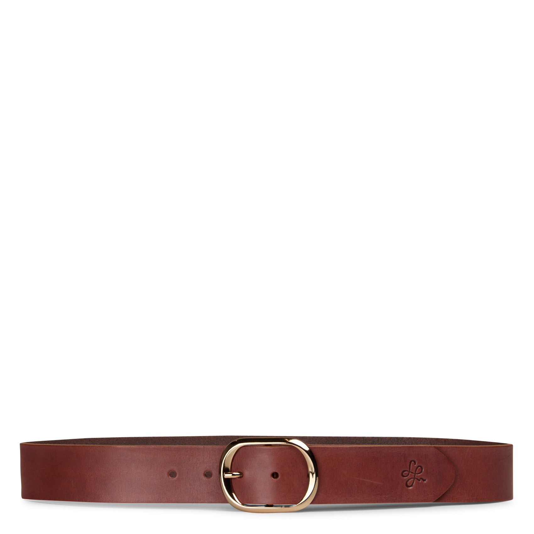 Leather belt LA FEE MARABOUTEE Brown