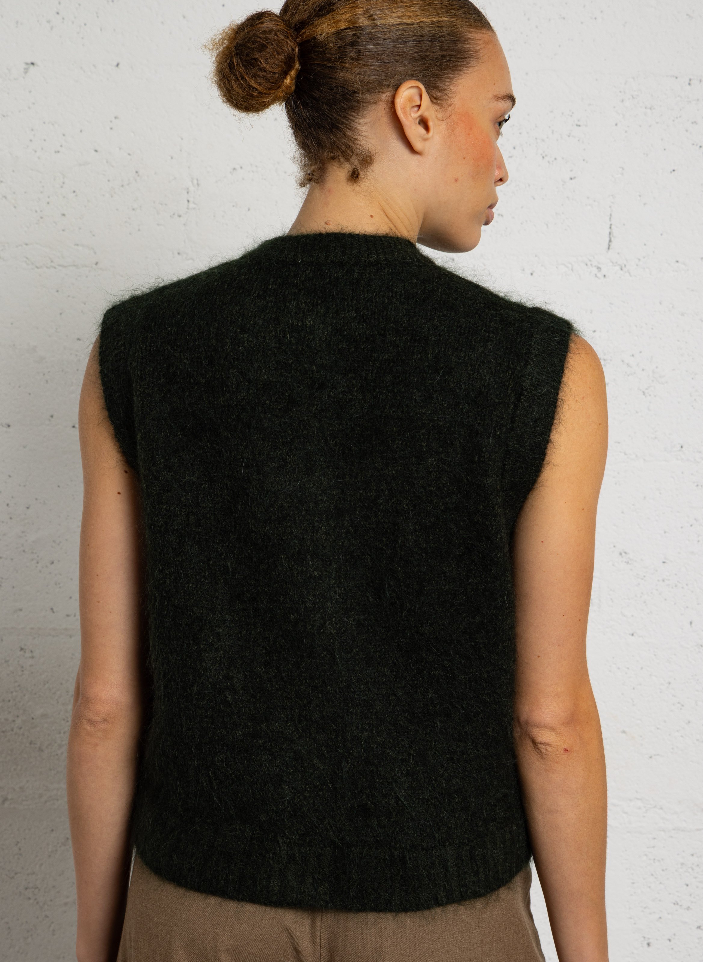 Gilet droit imprimé MAISON 123 Vert