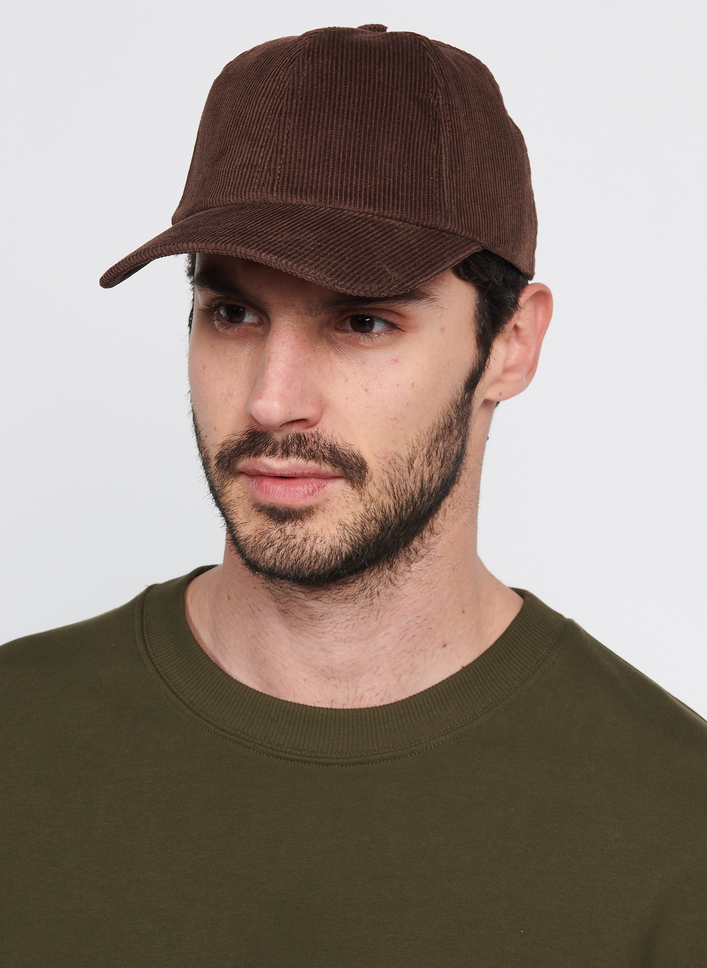 Brown Corduroy cap