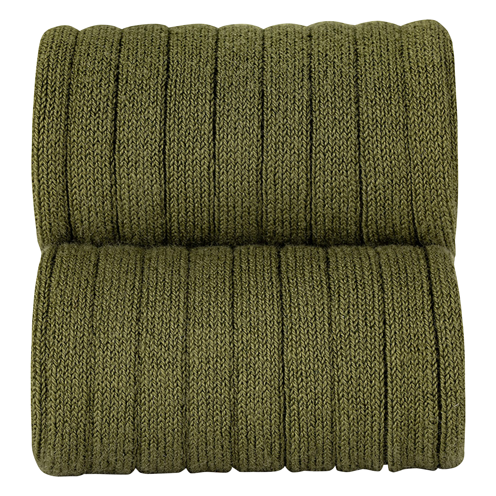 Panty met ribbeltextuur | katoenblend CONDOR Groen