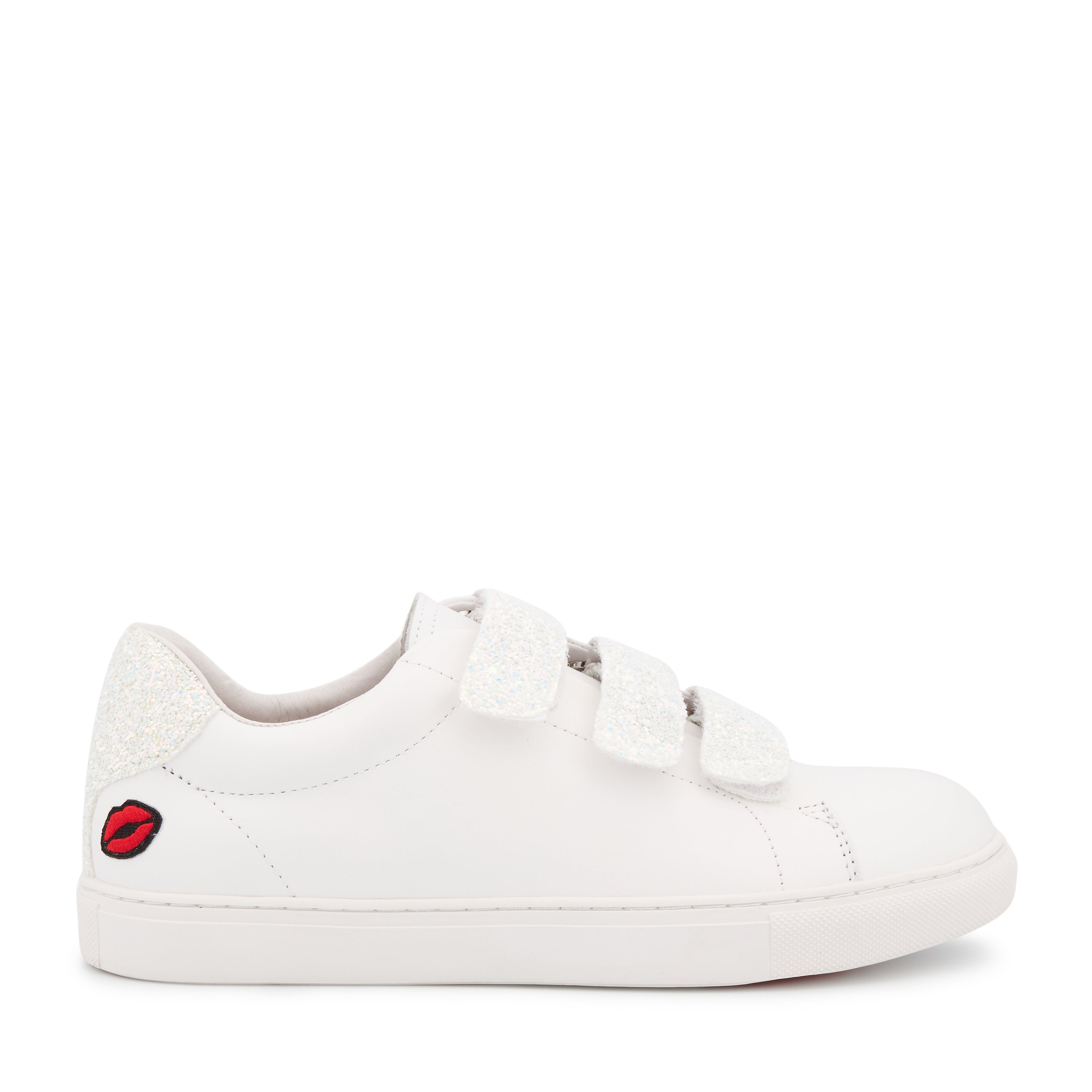 Leather sneakers BONS BAISERS PARIS White