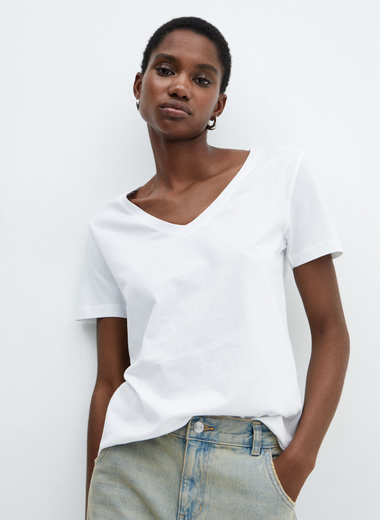 Camiseta running mujer Nature White - tejido 50% reciclado
