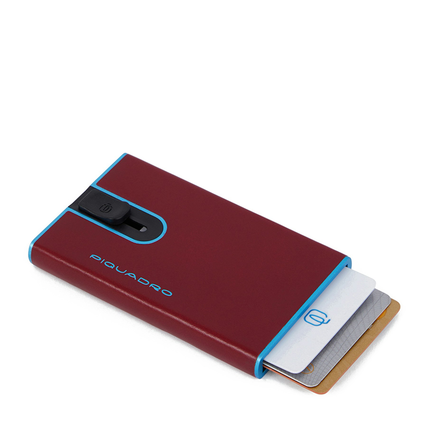 - 100% leather, - 6 cardholder slots, - 1 central compartment, - Size: L10 x H7 cm. PIQUADRO