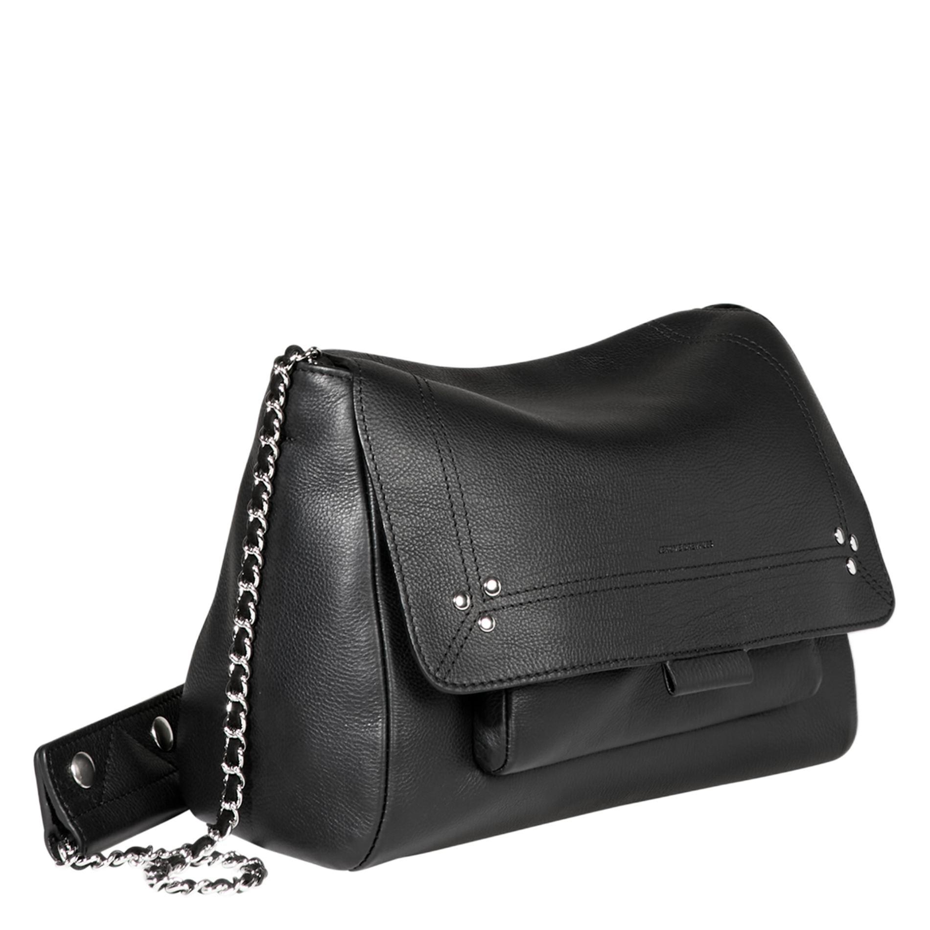 Sac besace porté épaule en cuir JEROME DREYFUSS Noir