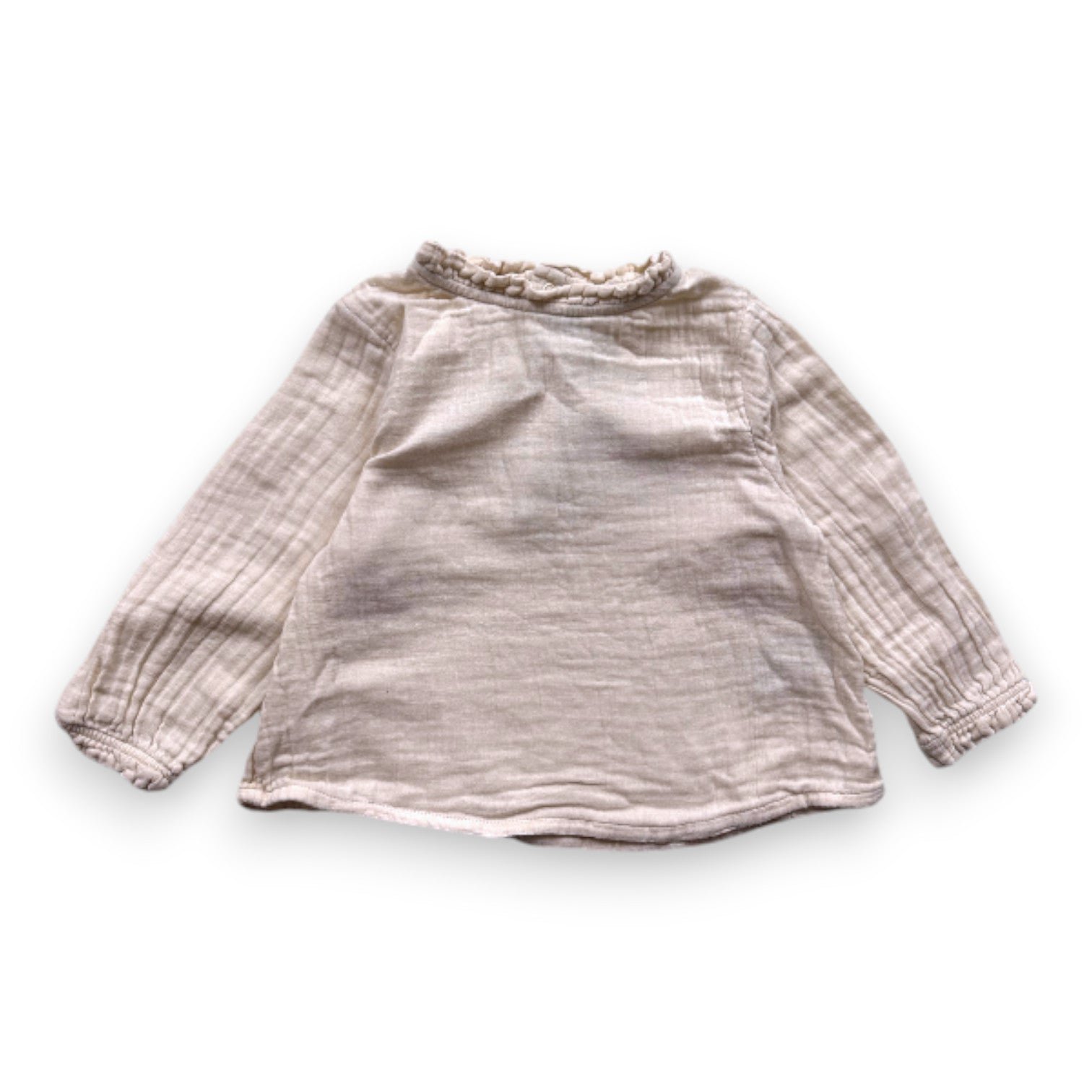 Yellow baby blouse - 18 months PETIT BATEAU - Seconde Main Yellow