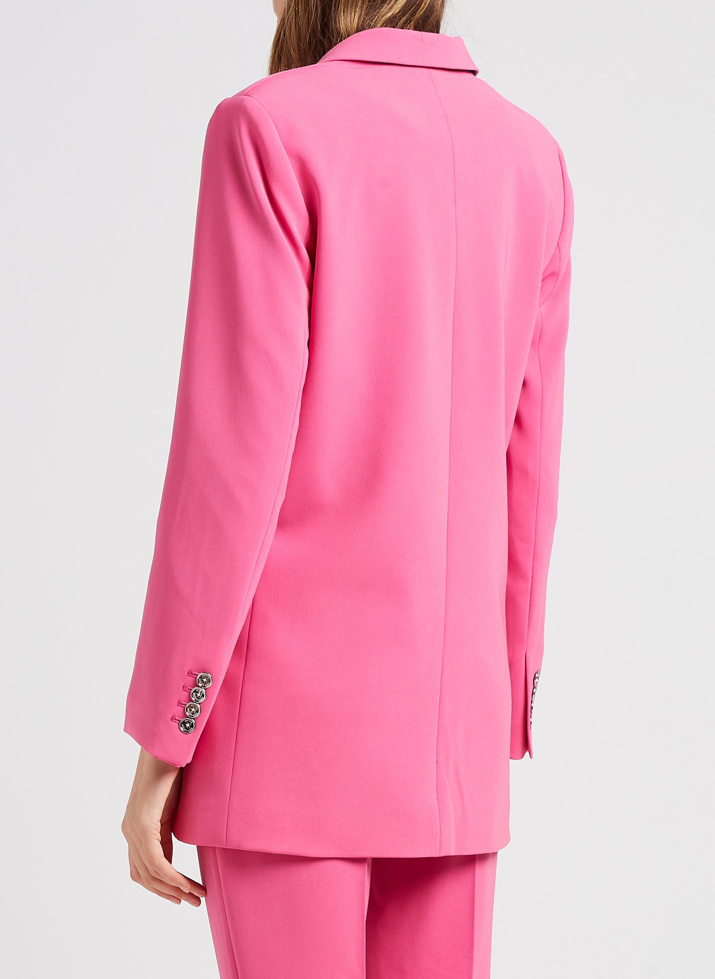 アウターその他 Michael Kors Woman Blazer Pink MR3100CENX 663 Jacket with tailored collar Cerise Michael Kors - Women