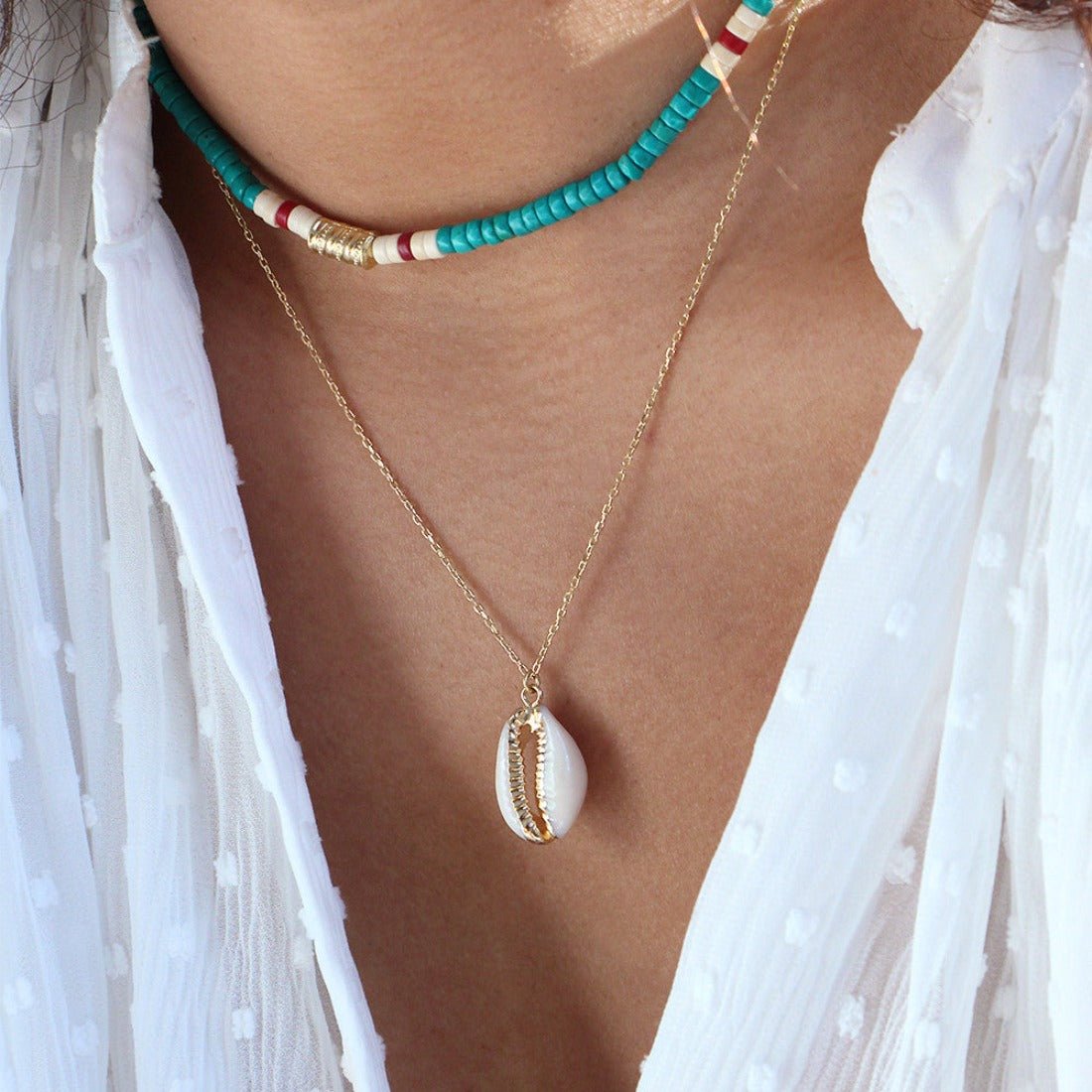 Necklace NILAI Blue