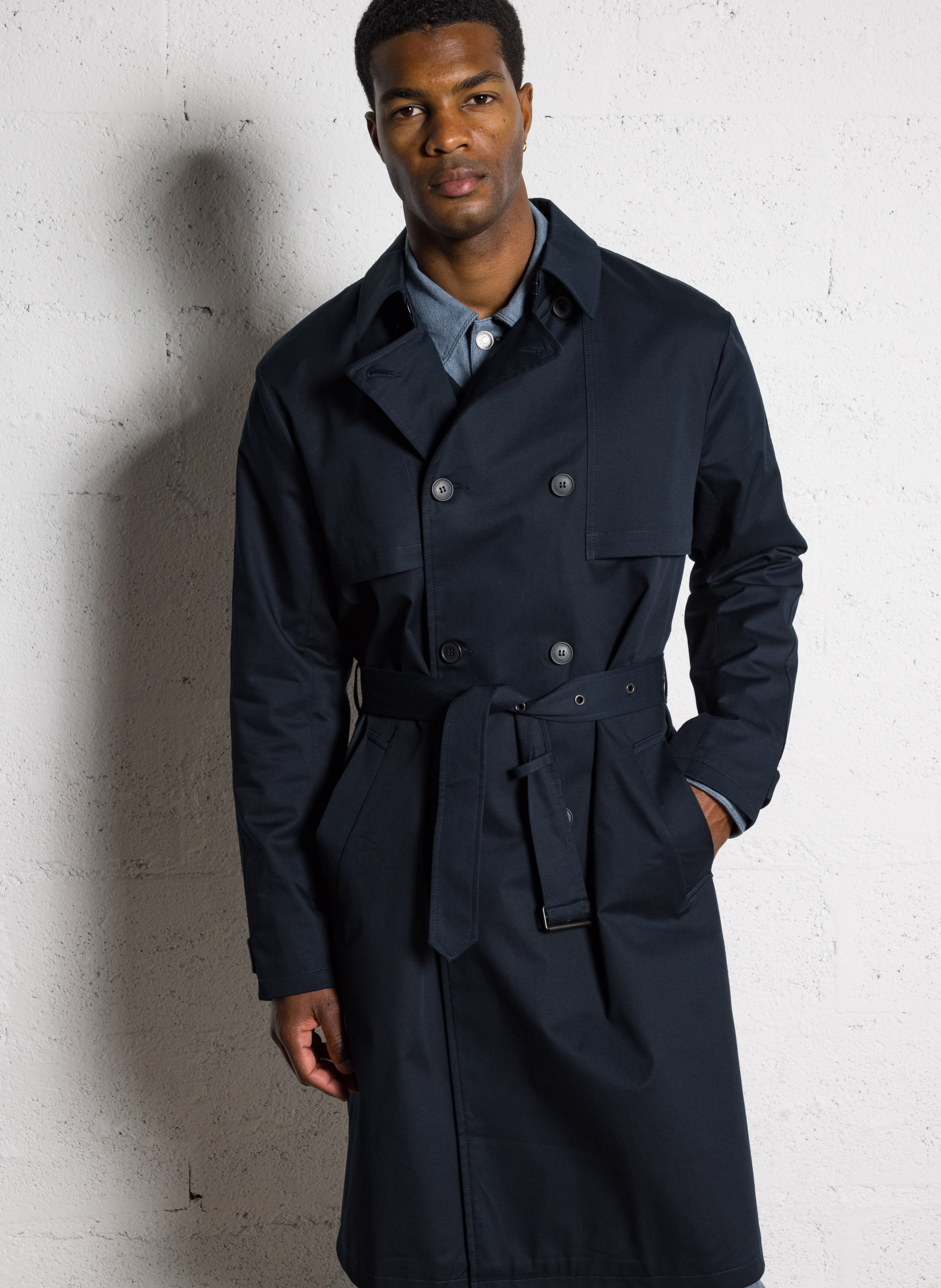 Odessa - Trenchcoat aus Baumwoll-Mix IKKS Blau