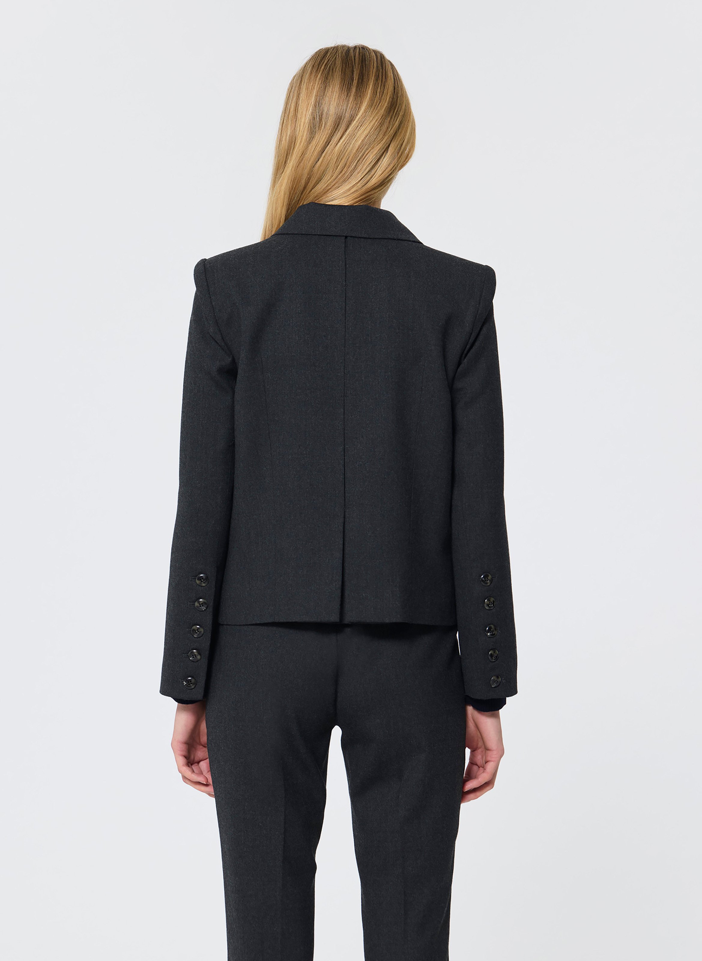 Giacca con giacca in misto lana TARA JARMON Grigio