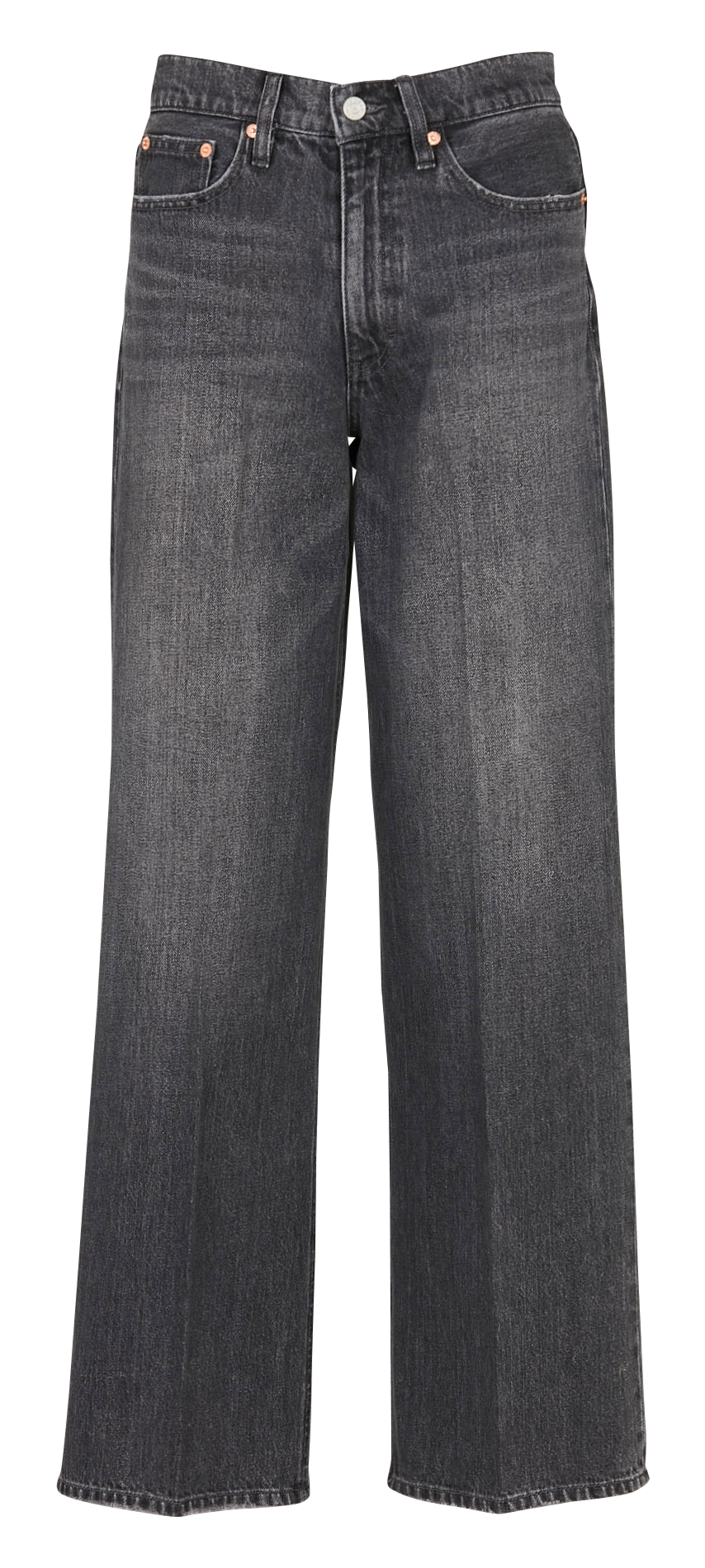 Katoenen jeans met rechte pijp LAB DIP Blauw