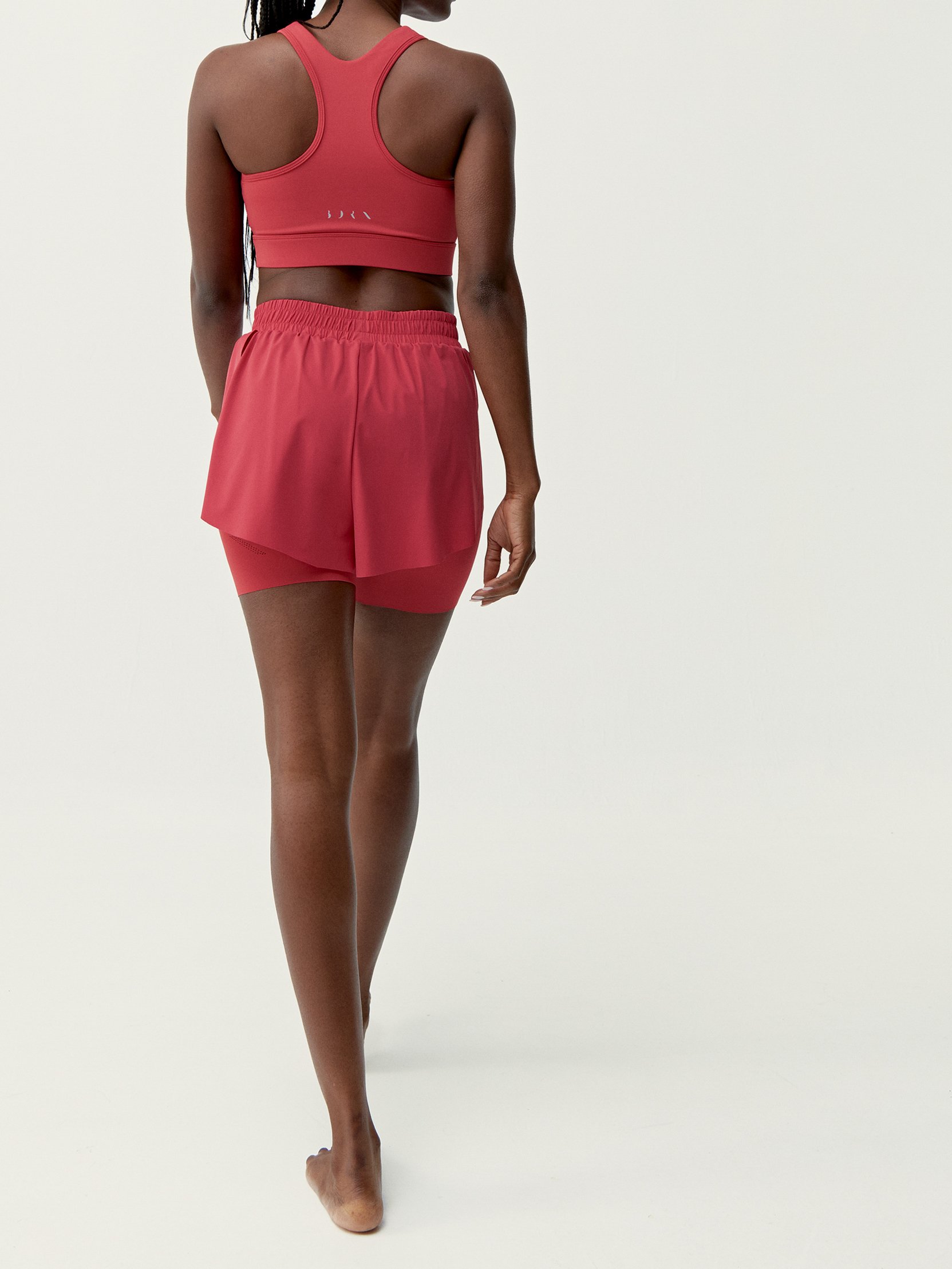 High support sports bra Red