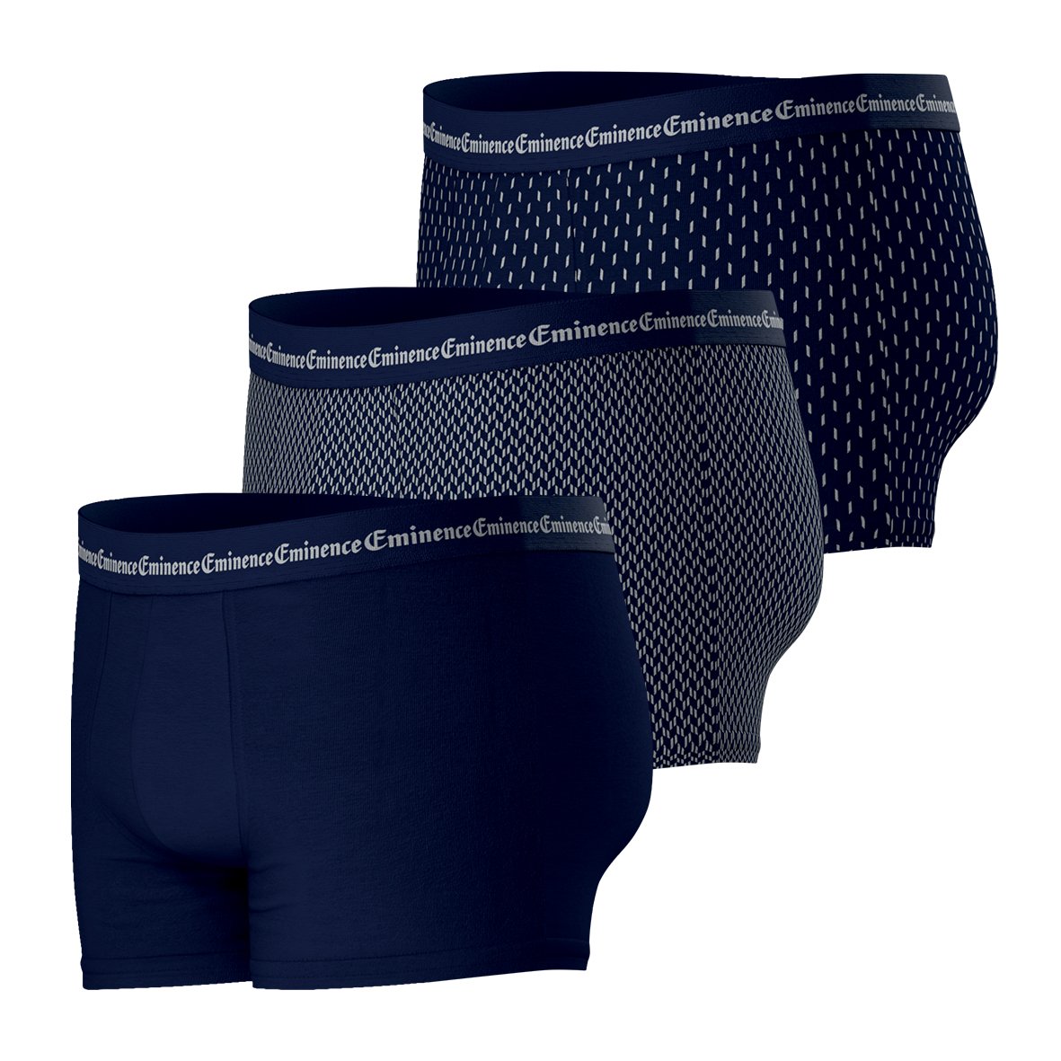 Boxer shorts, pack of 3, business Blue
