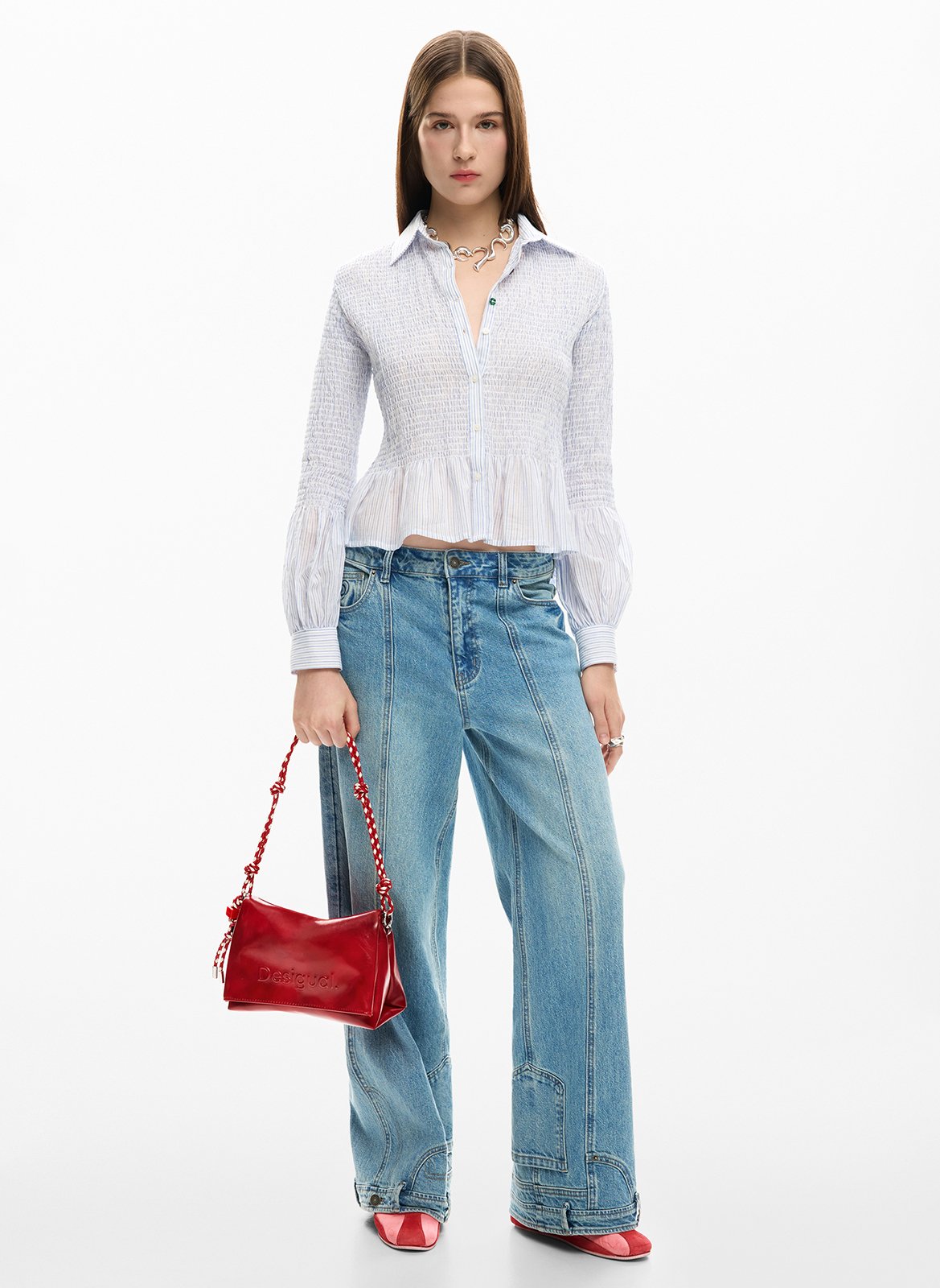 Sac bandoulière  DESIGUAL Rouge