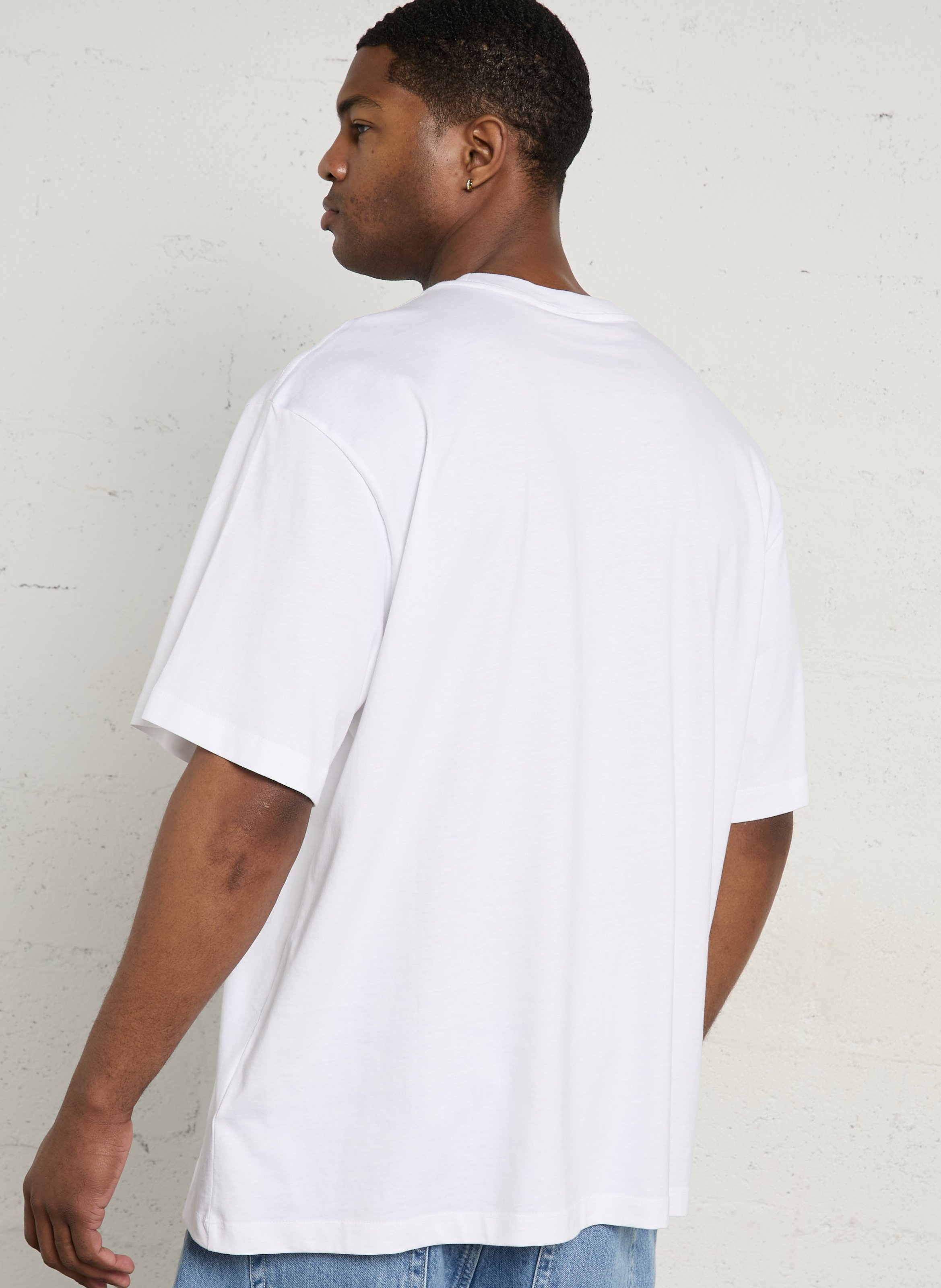 Straight cotton shorts - Look 2