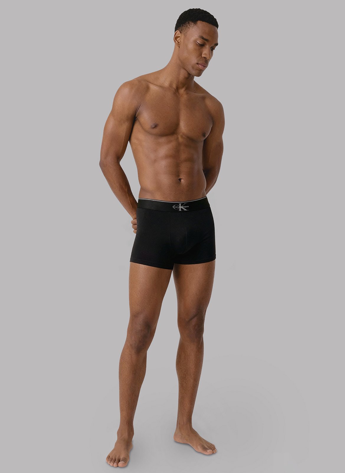 Setje met 3 boxershorts | katoenblend CALVIN KLEIN UNDERWEAR Zwart