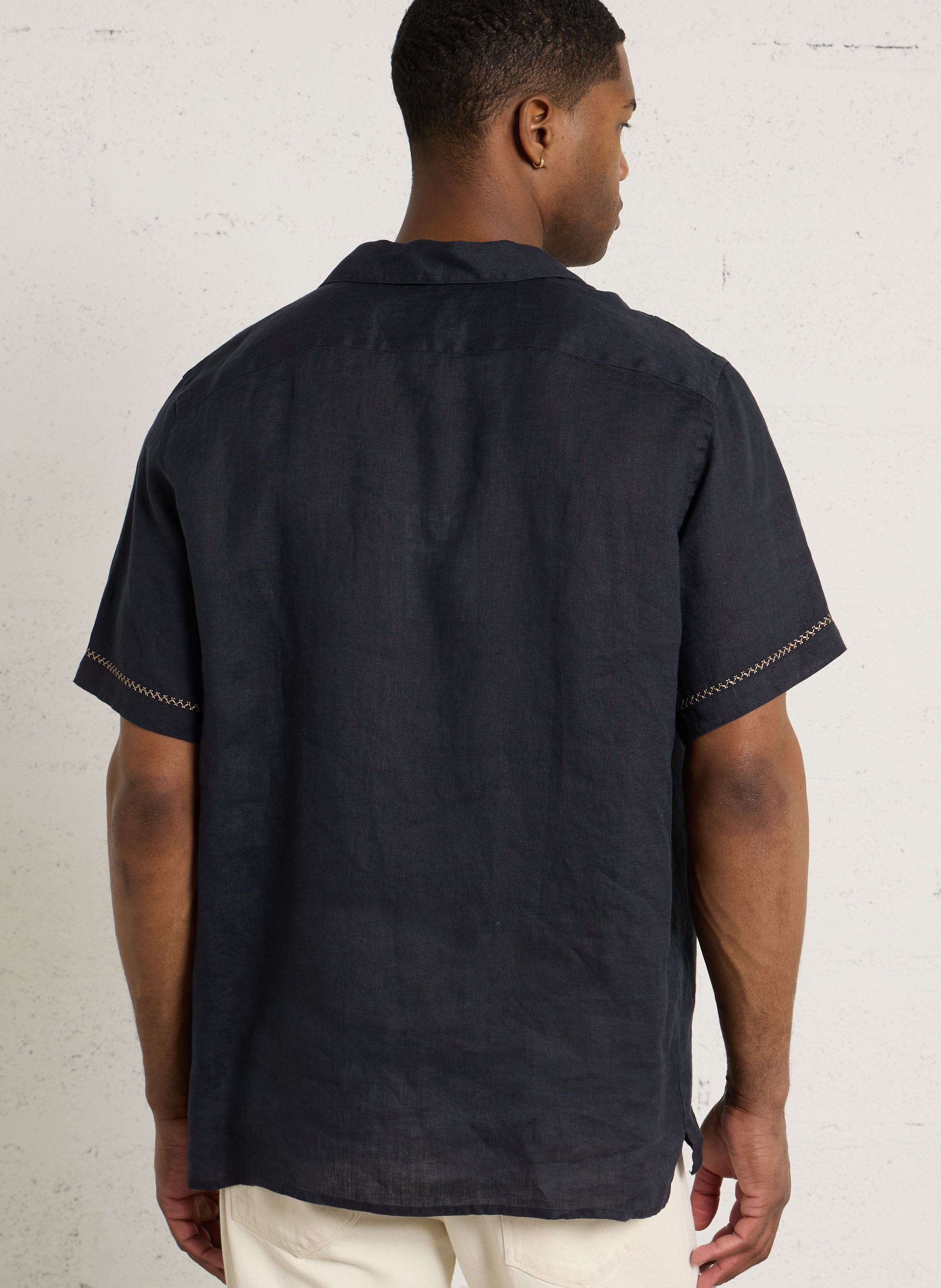 Camisa de lino oversize PAUL SMITH Azul