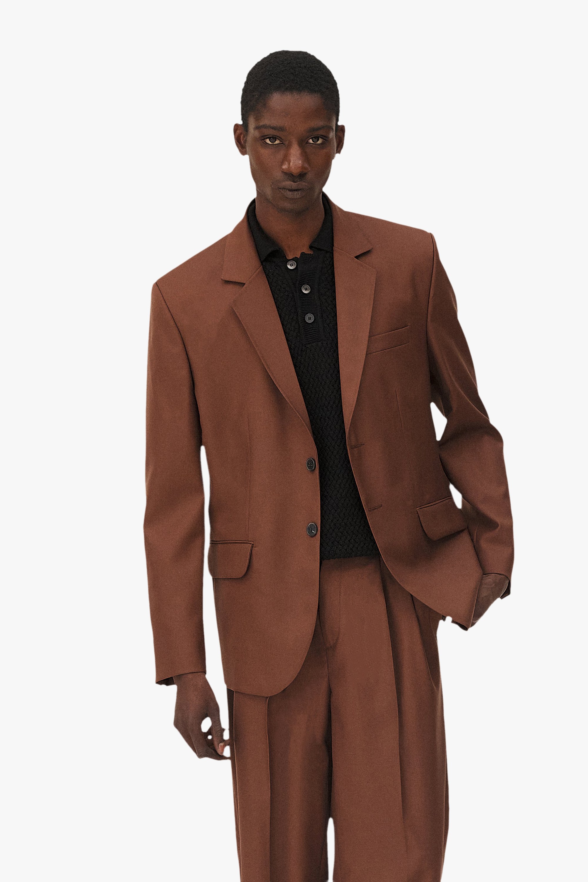 Clint suit jacket Noyoco Brown