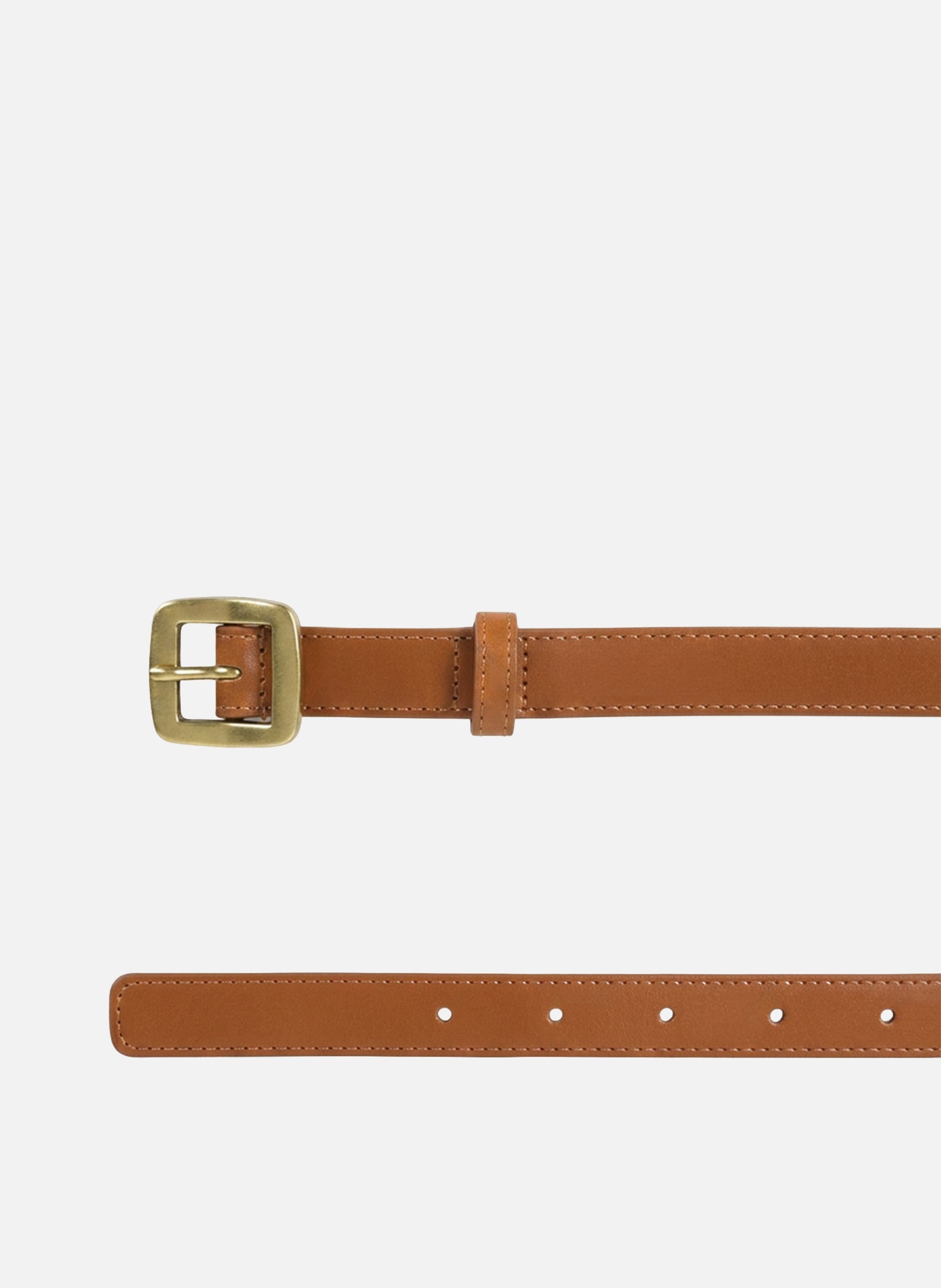 Alix leather belt JULES & JENN Brown