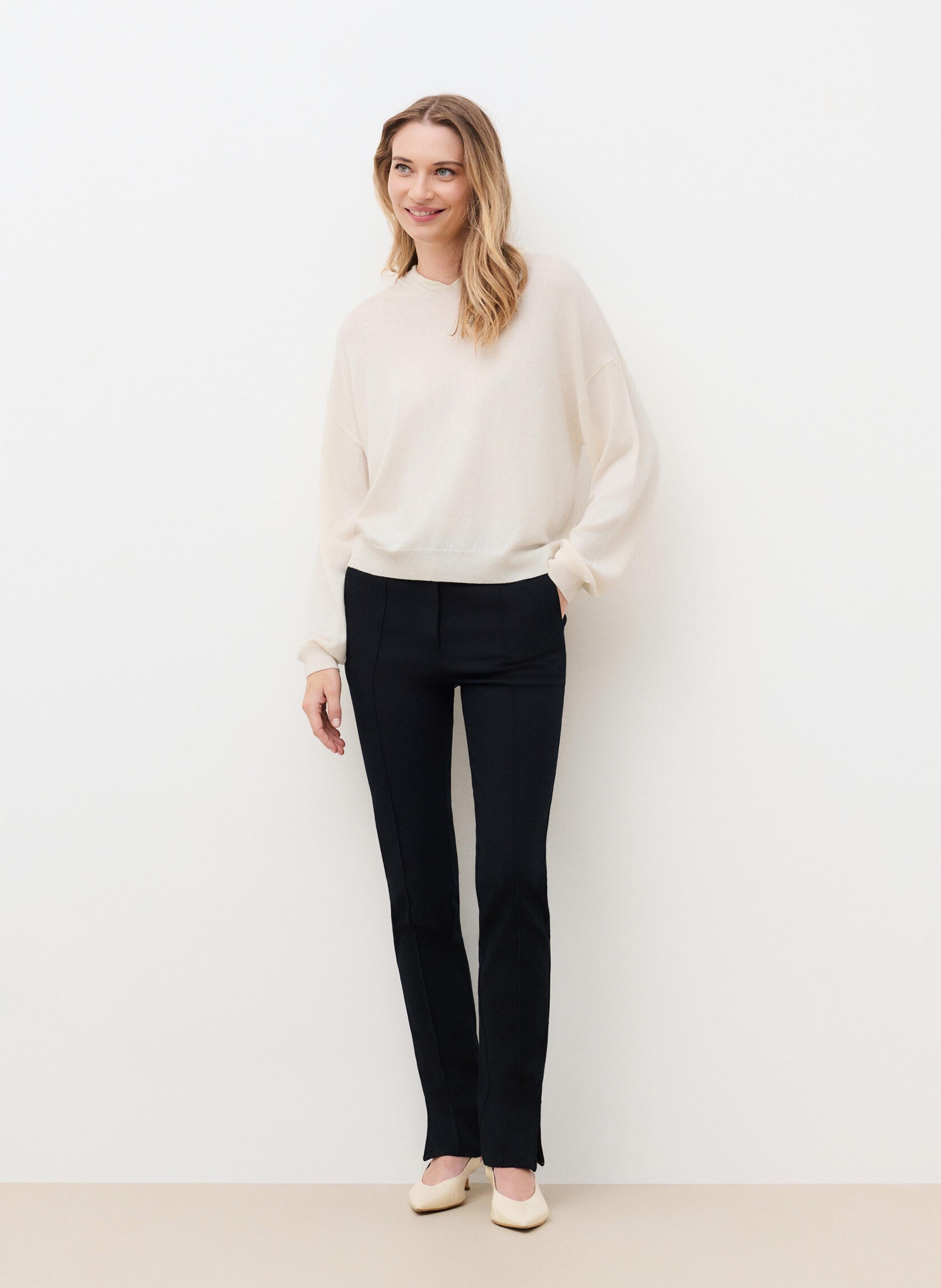 Gerader Kapuzenpullover CAROLL Beige
