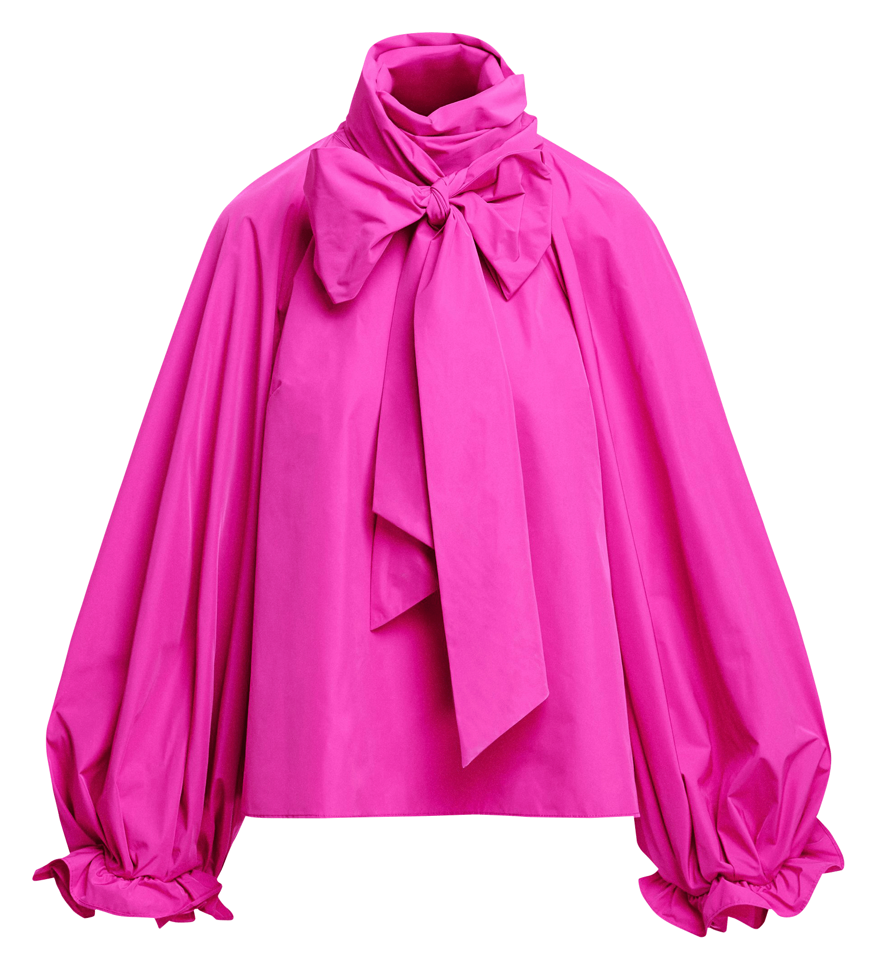 Loose blouse with Lavallière collar ESSENTIEL ANTWERP Pink