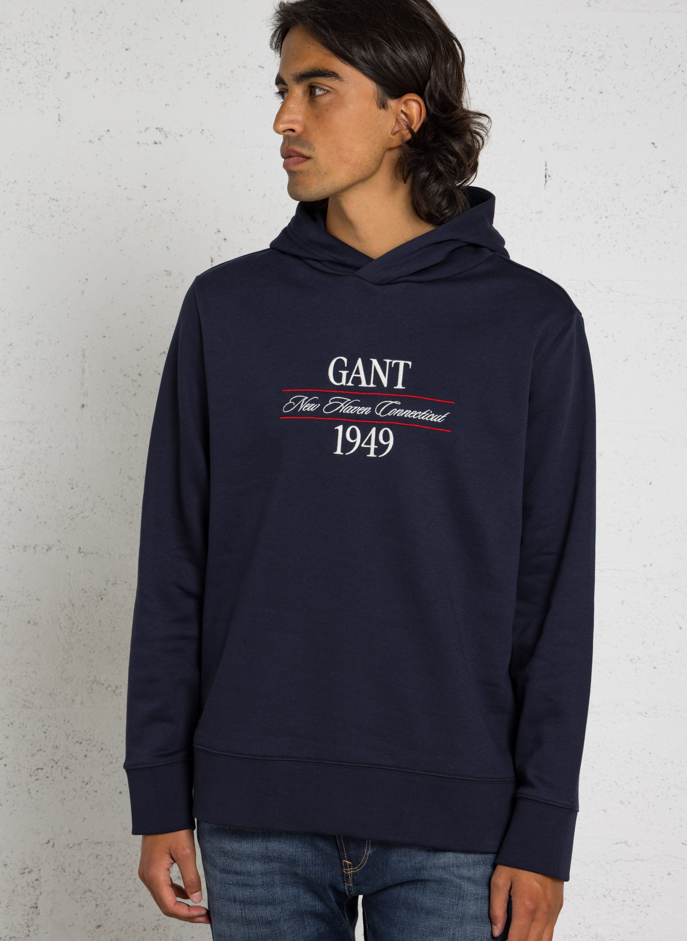 Sweatshirt aus Baumwoll-Mix GANT Blau