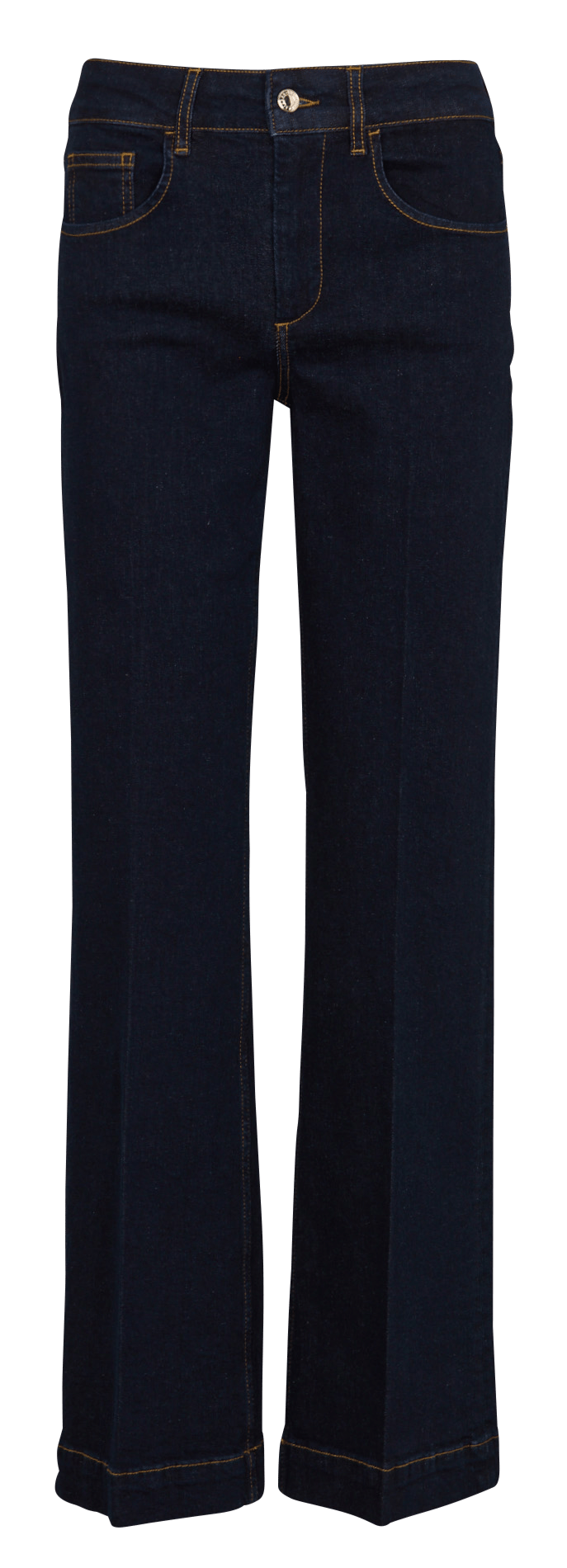 Jeans droit en coton mélangé ZAPA Bleu