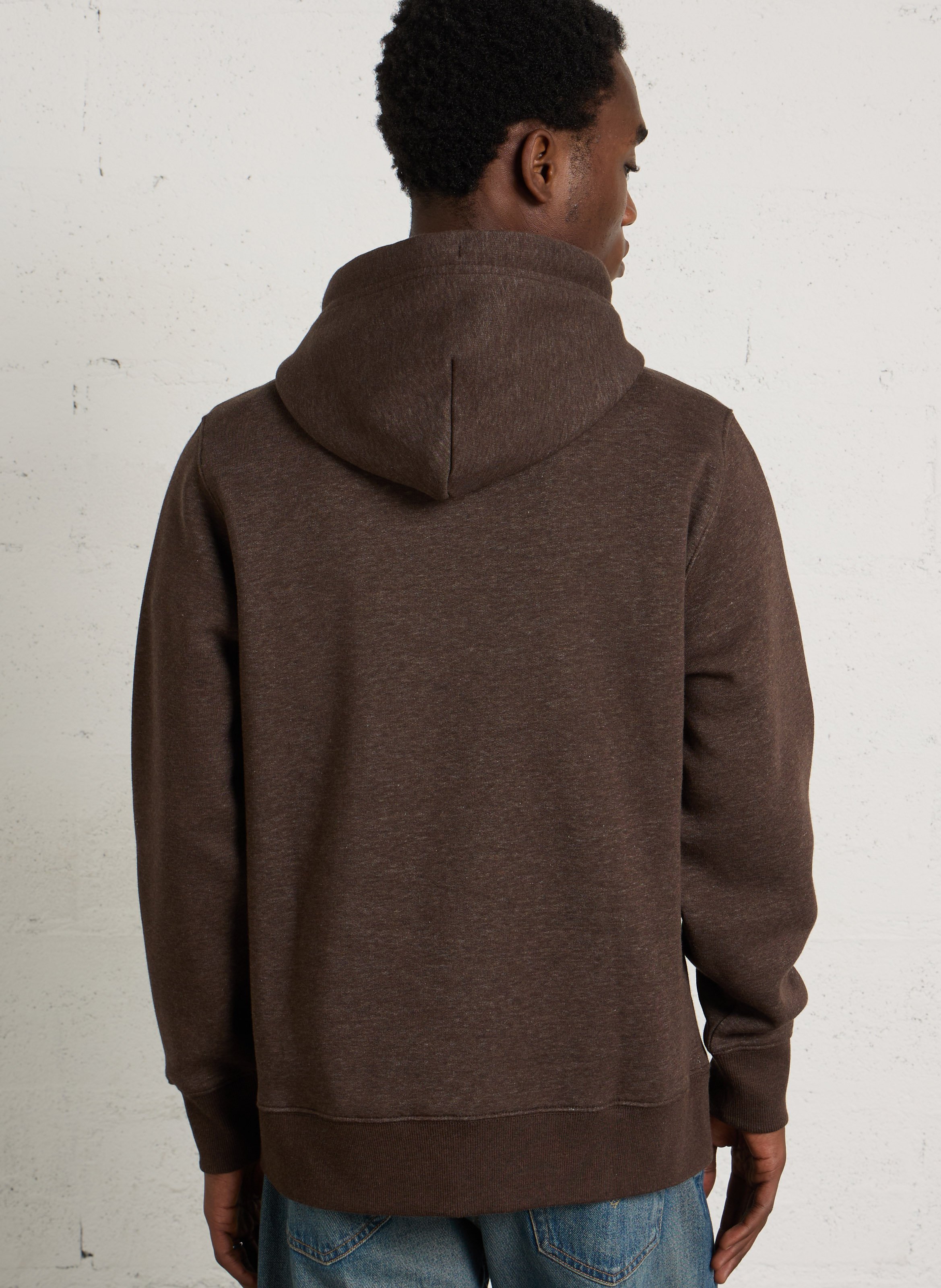 Baumwoll-Sweatshirt mit Kapuze GANT Braun