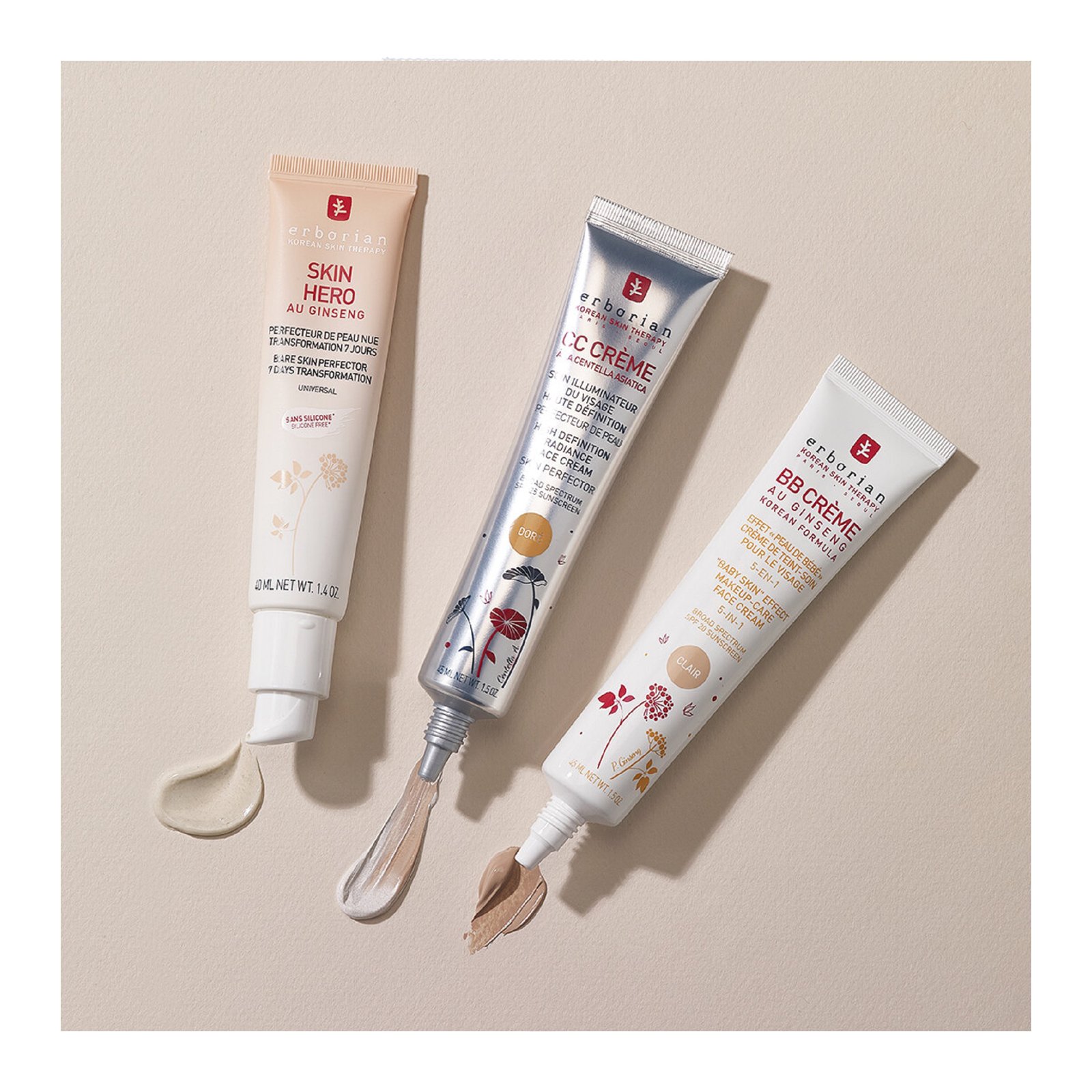 SKIN HERO - Bare skin perfector - Transformatie in 7 dagen ERBORIAN No color