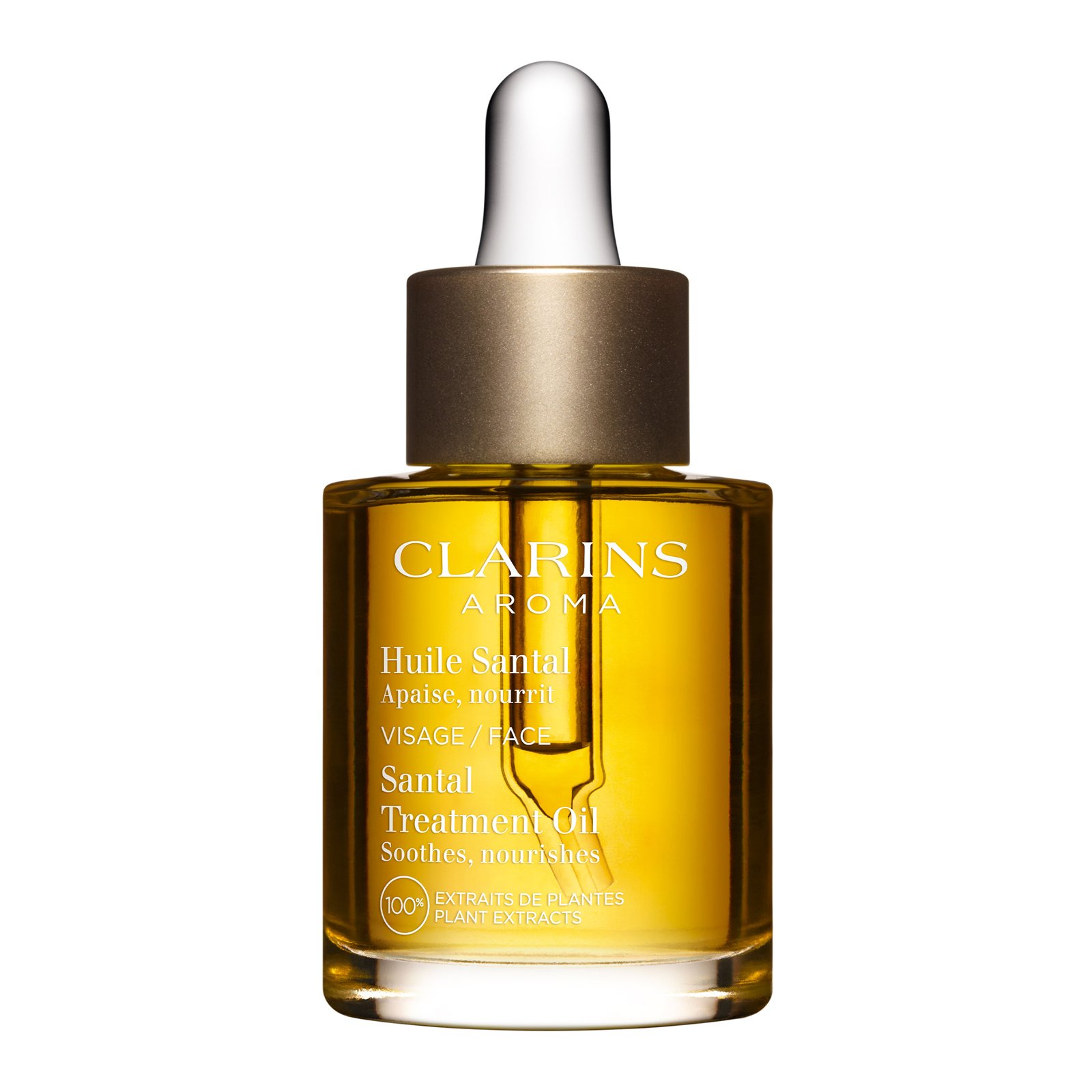 Huile Santal Apaise, nourrit  100% Extraits de Plantes CLARINS No color