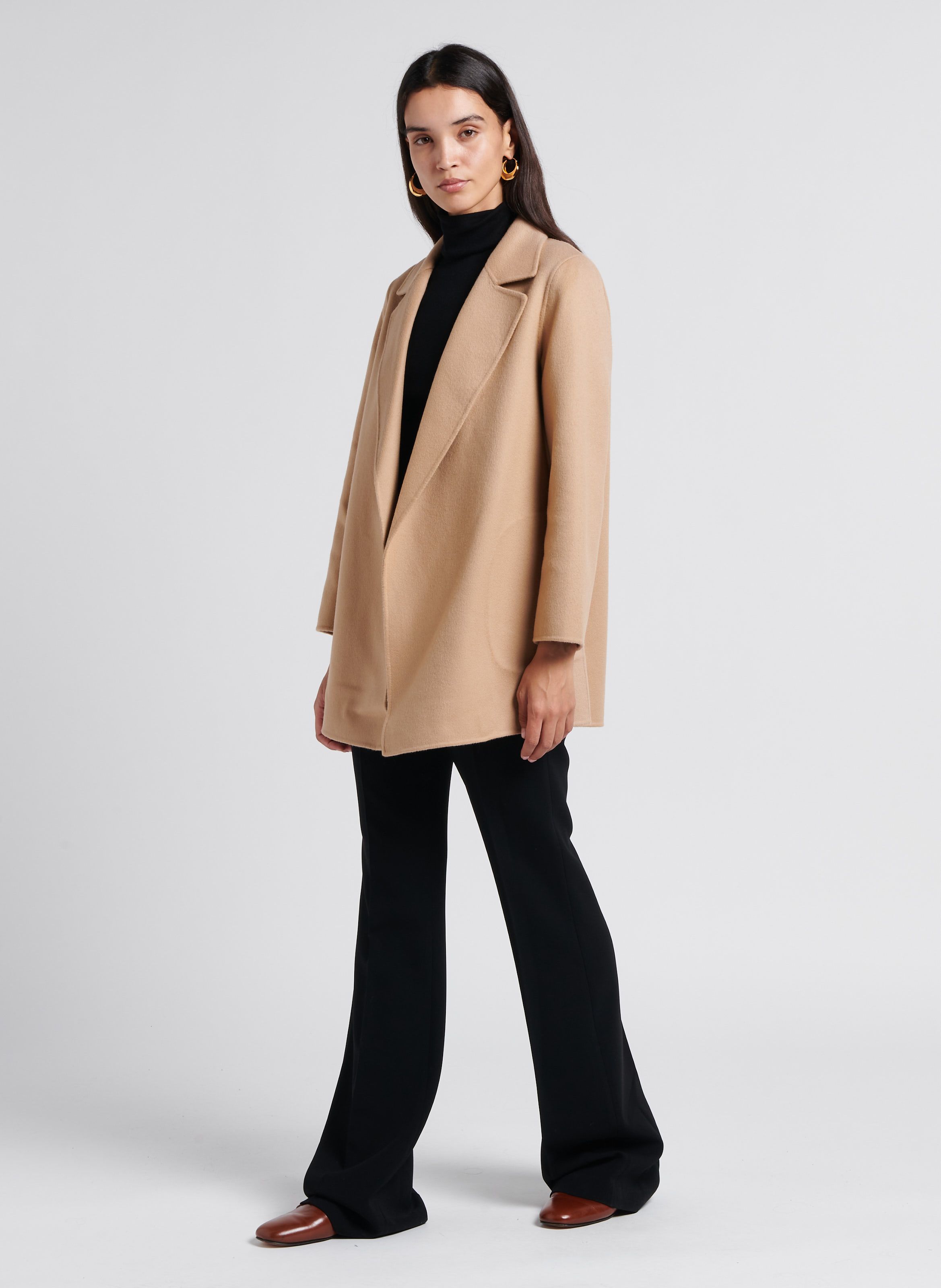 Theory on sale camel blazer