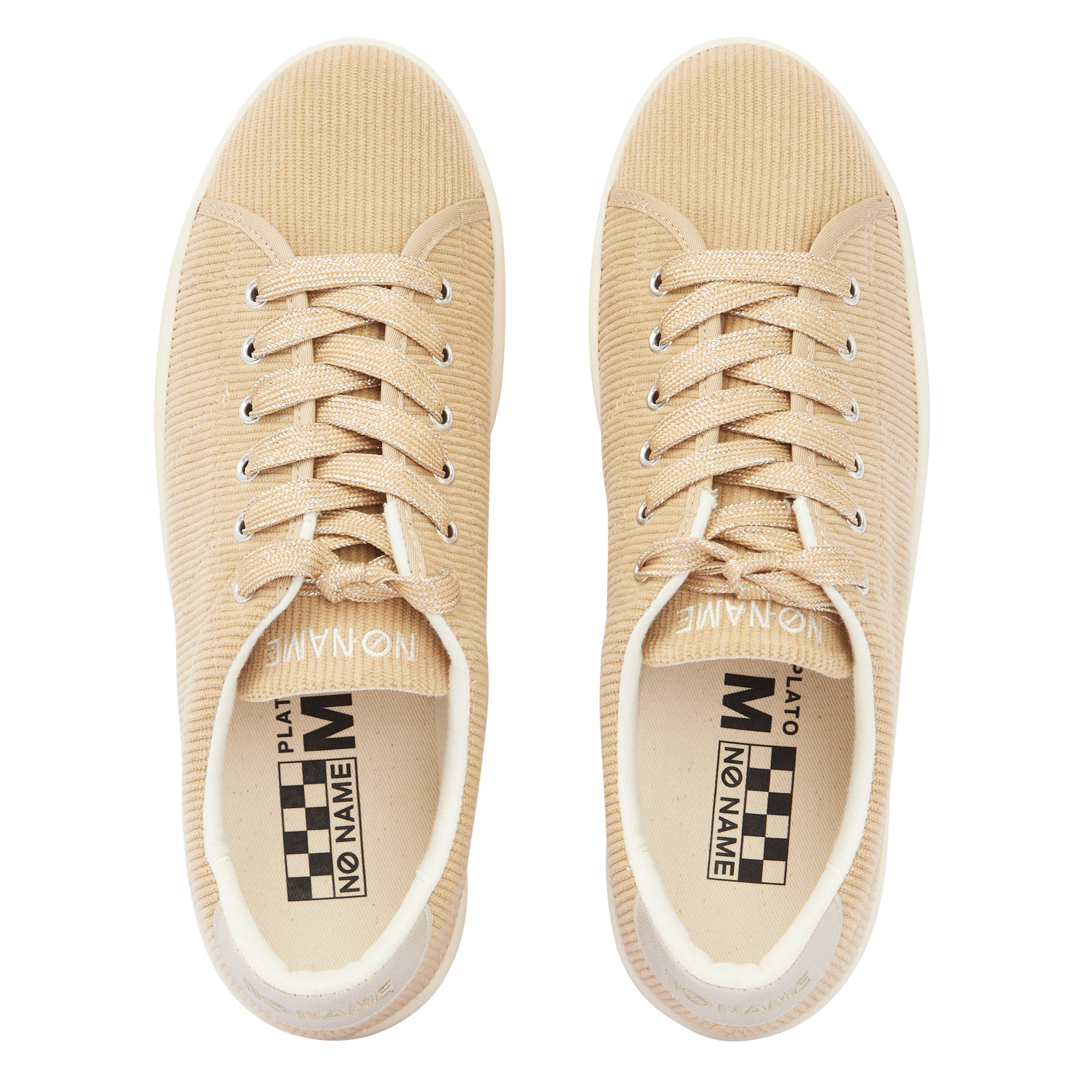 Low-top corduroy trainers NO NAME Brown