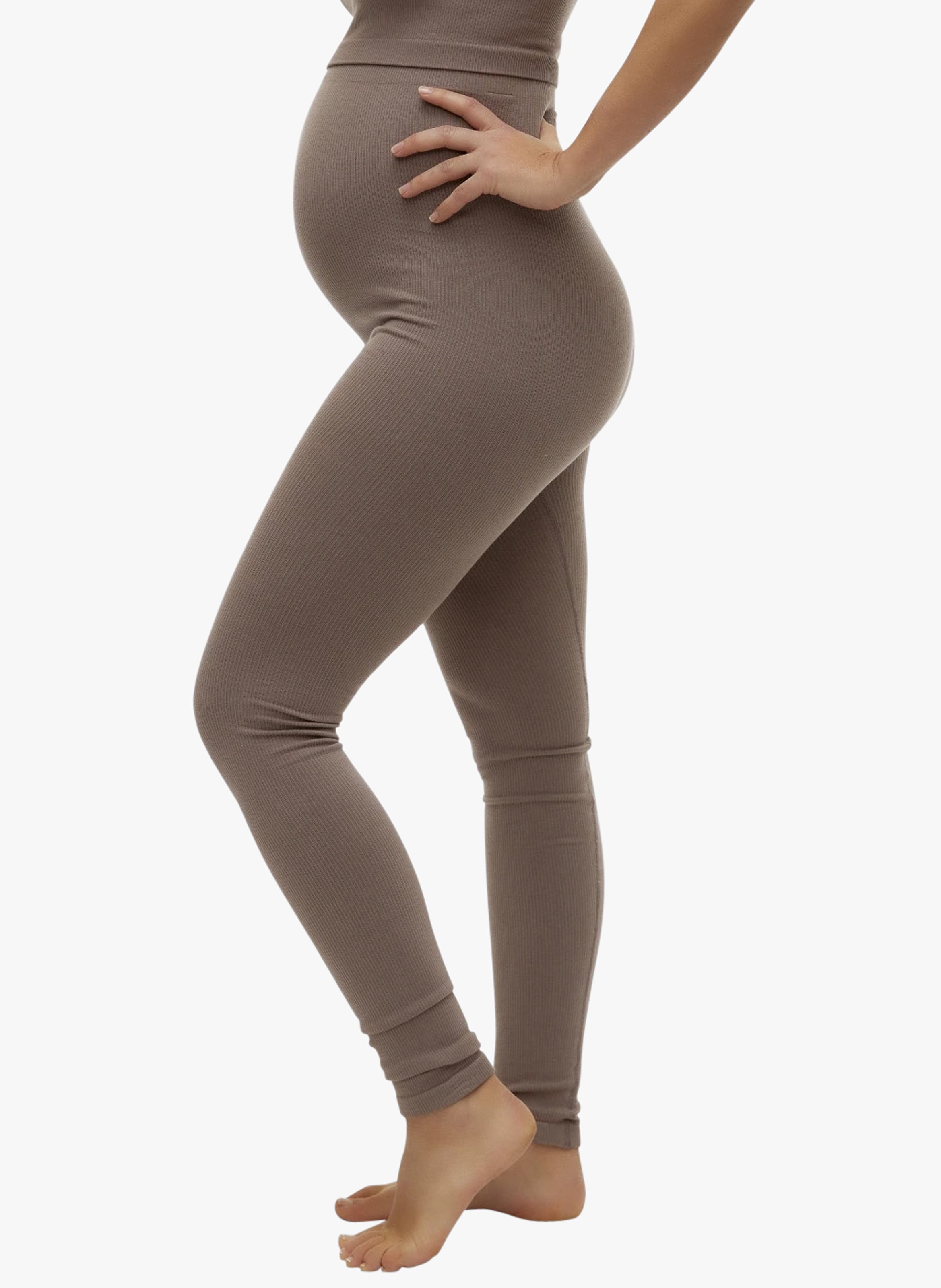 Maternity leggings MAMALICIOUS Grey