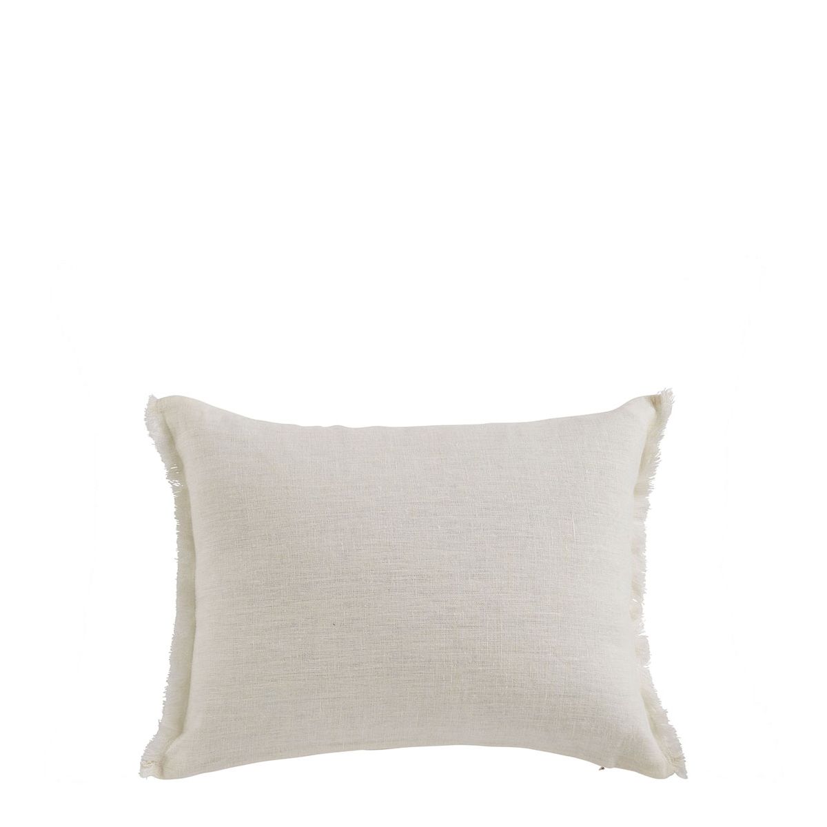 Chloé washed linen cushion cover - Celadon - 50 x 50 cm BLANC D'IVOIRE White