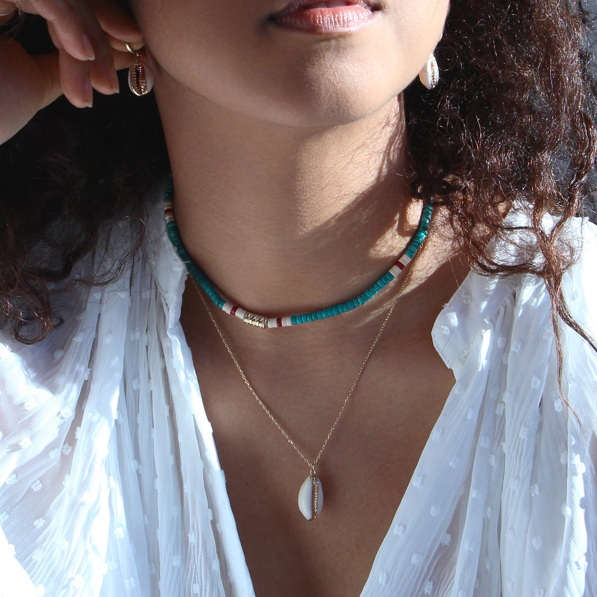 Necklace NILAI Blue