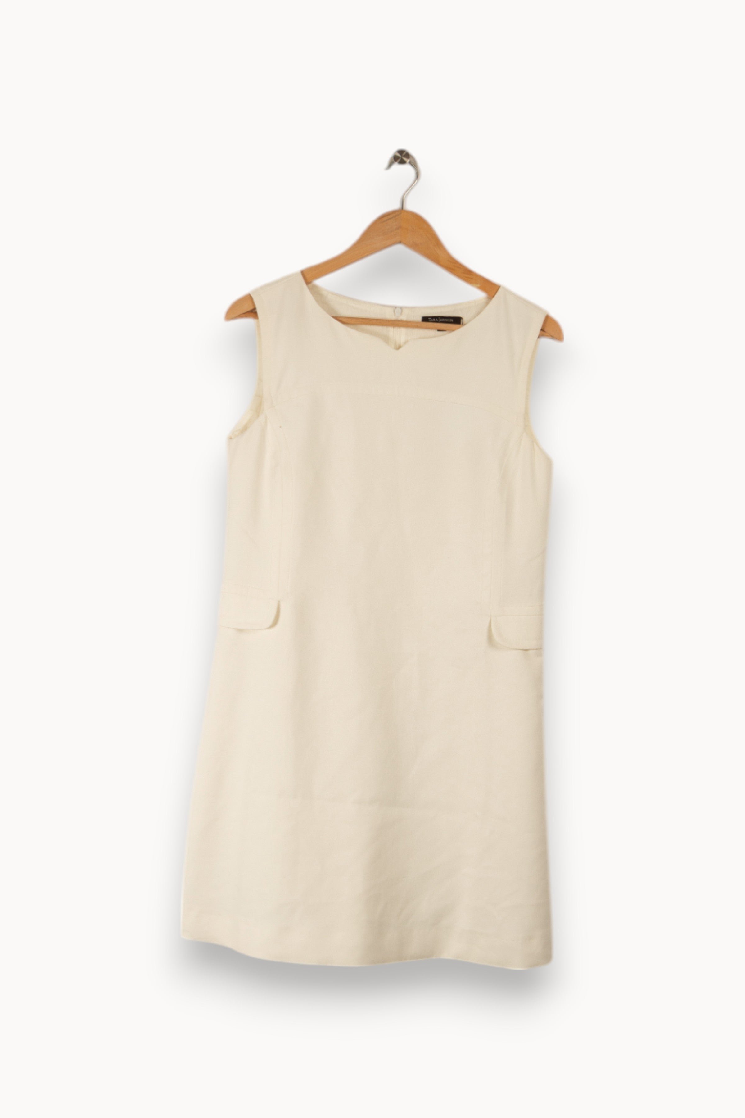 Midi dress TARA JARMON - Seconde Main White