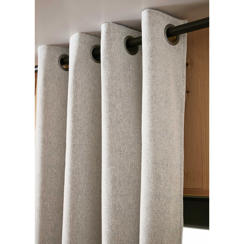 Blackout and Thermal Curtains L'EFFET PAPILLON Beige