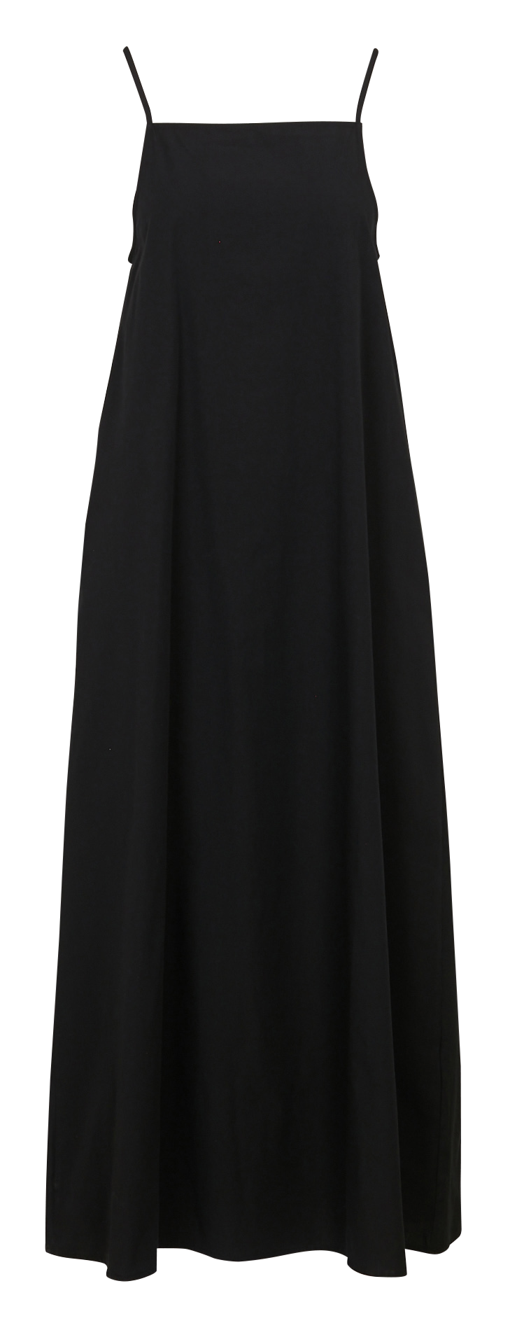 Robe longue en coton bio RITA ROW Noir