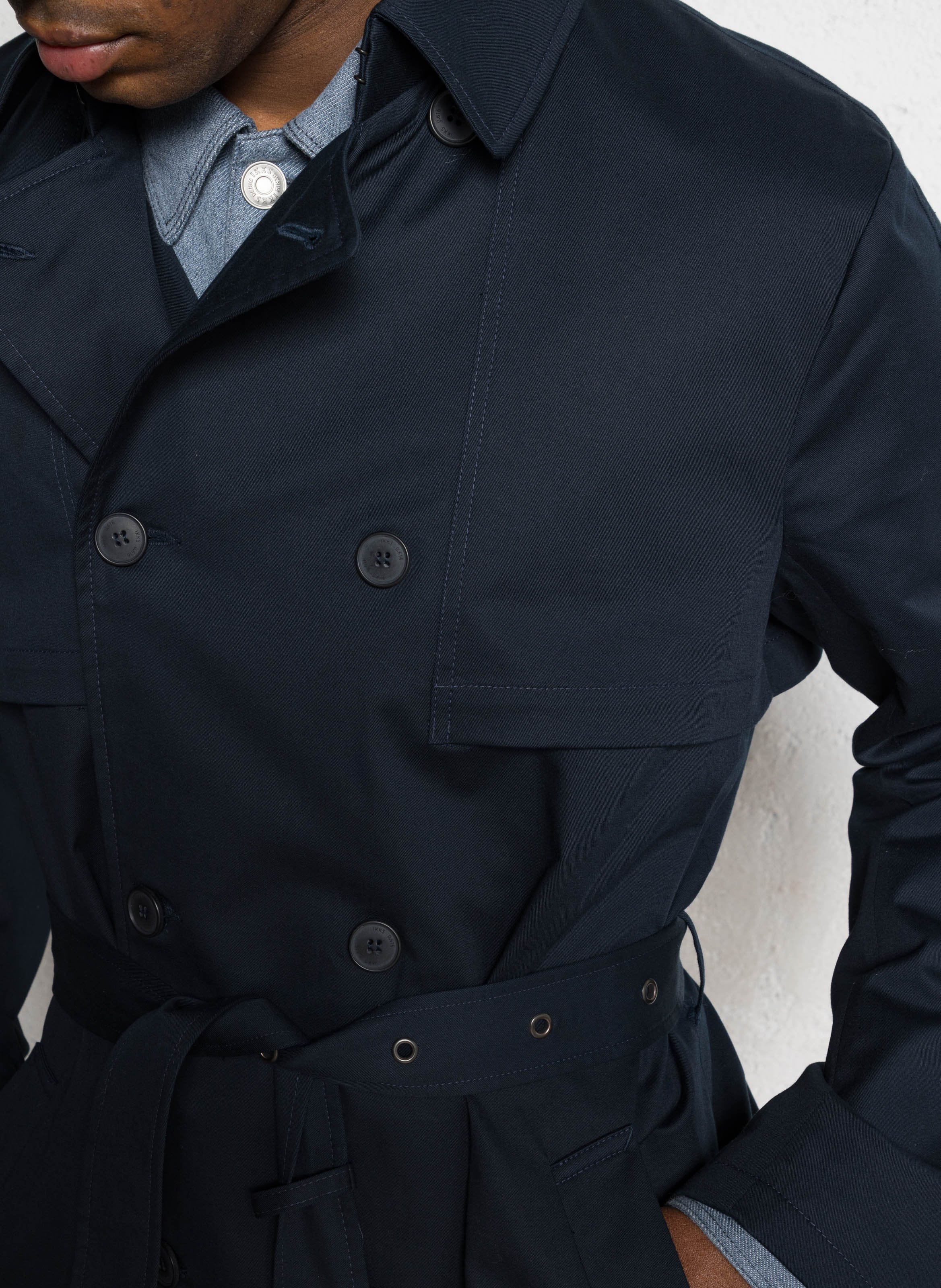 Odessa - Trenchcoat aus Baumwoll-Mix IKKS Blau