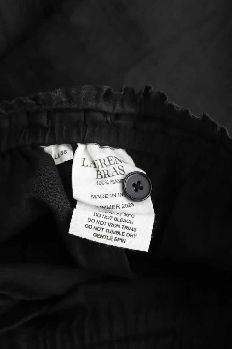 Black straight-leg  pants LAURENCE BRAS - Seconde Main Black