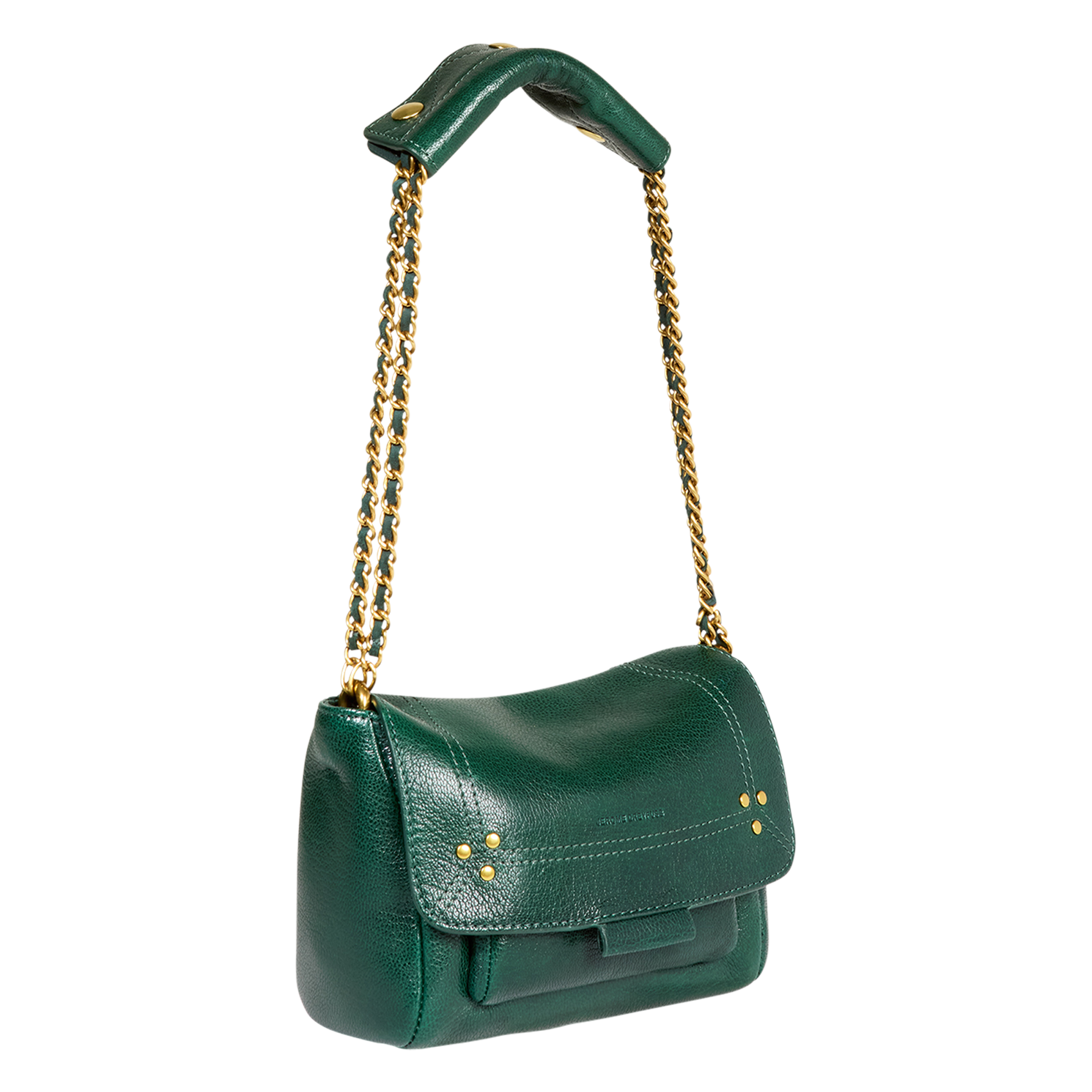 Mini-Umhängetasche aus Leder JEROME DREYFUSS Grun