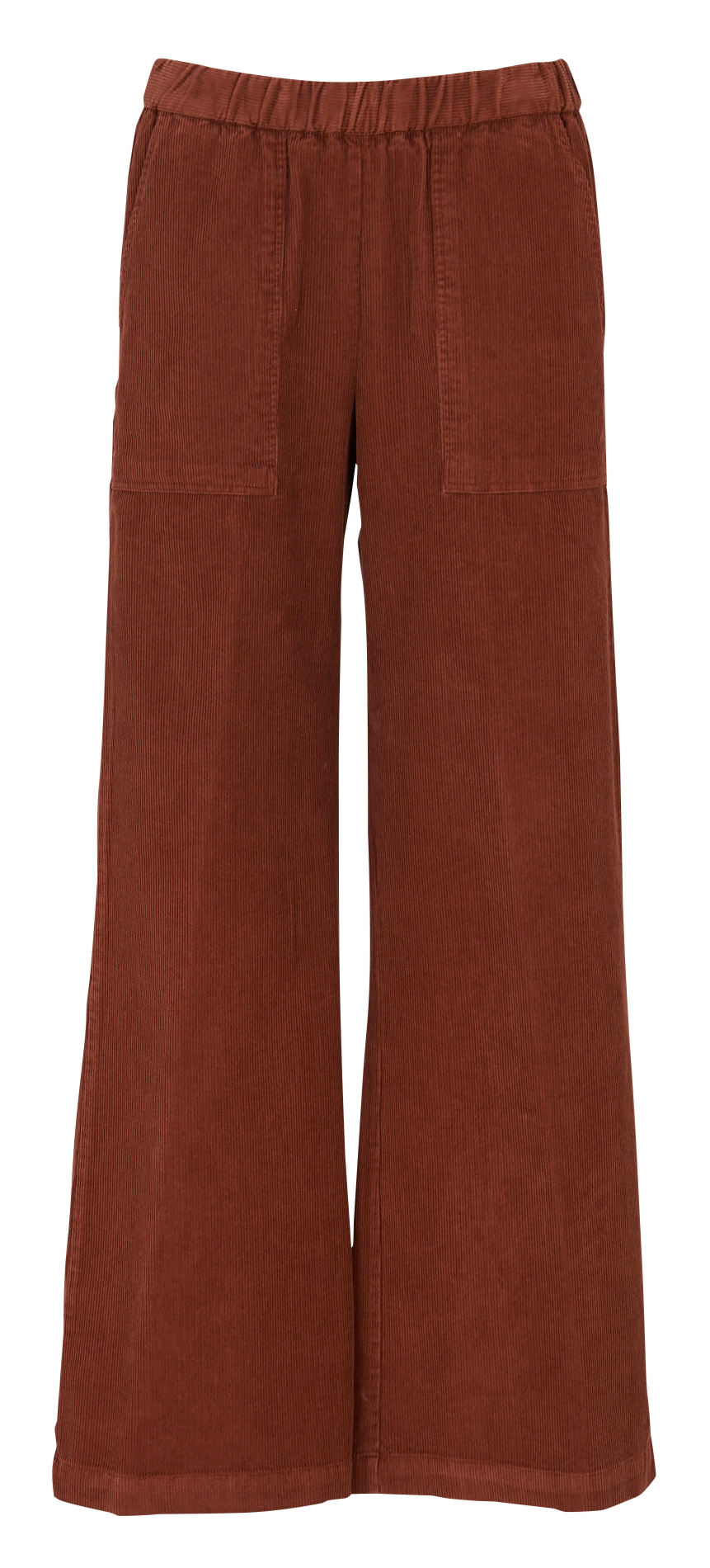 Pantalon large en velours côtelé  DIEGA Marron