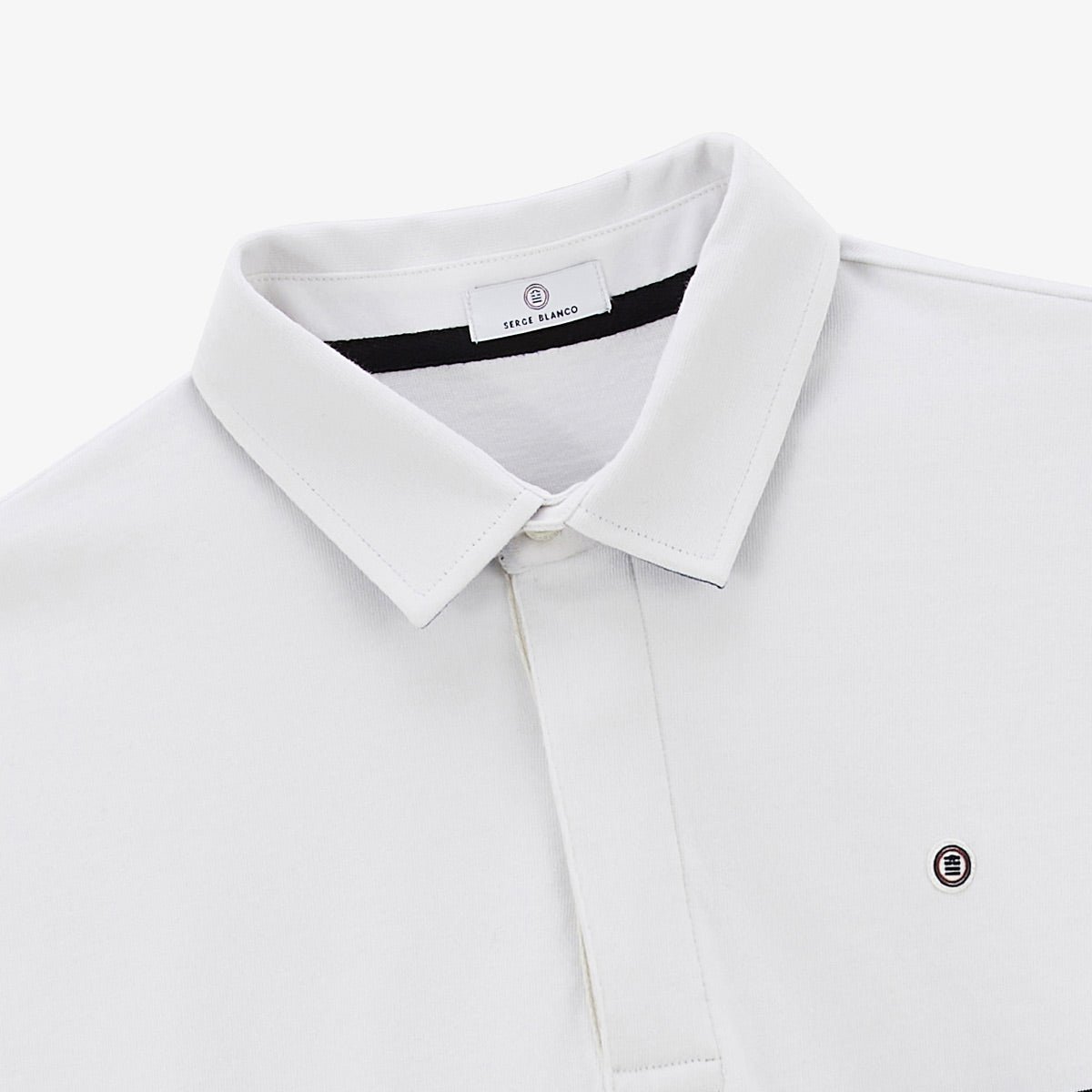 Long-sleeved rugby polo SERGE BLANCO White