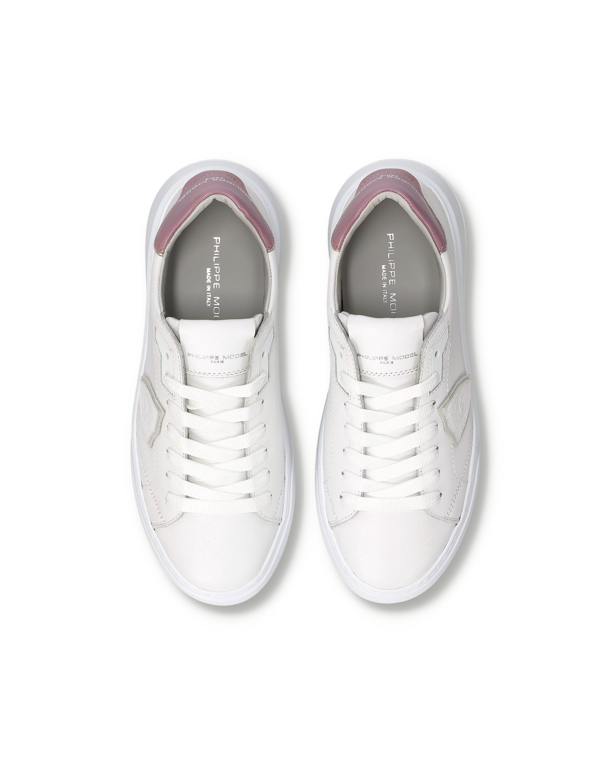 Tennis Temple Sneakers. PHILIPPE MODEL Pink